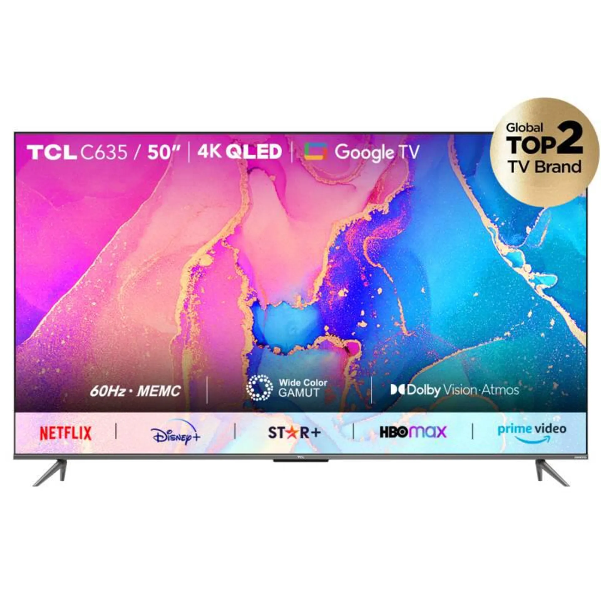 QLED 50" 4K Ultra HD Google TV 50C635