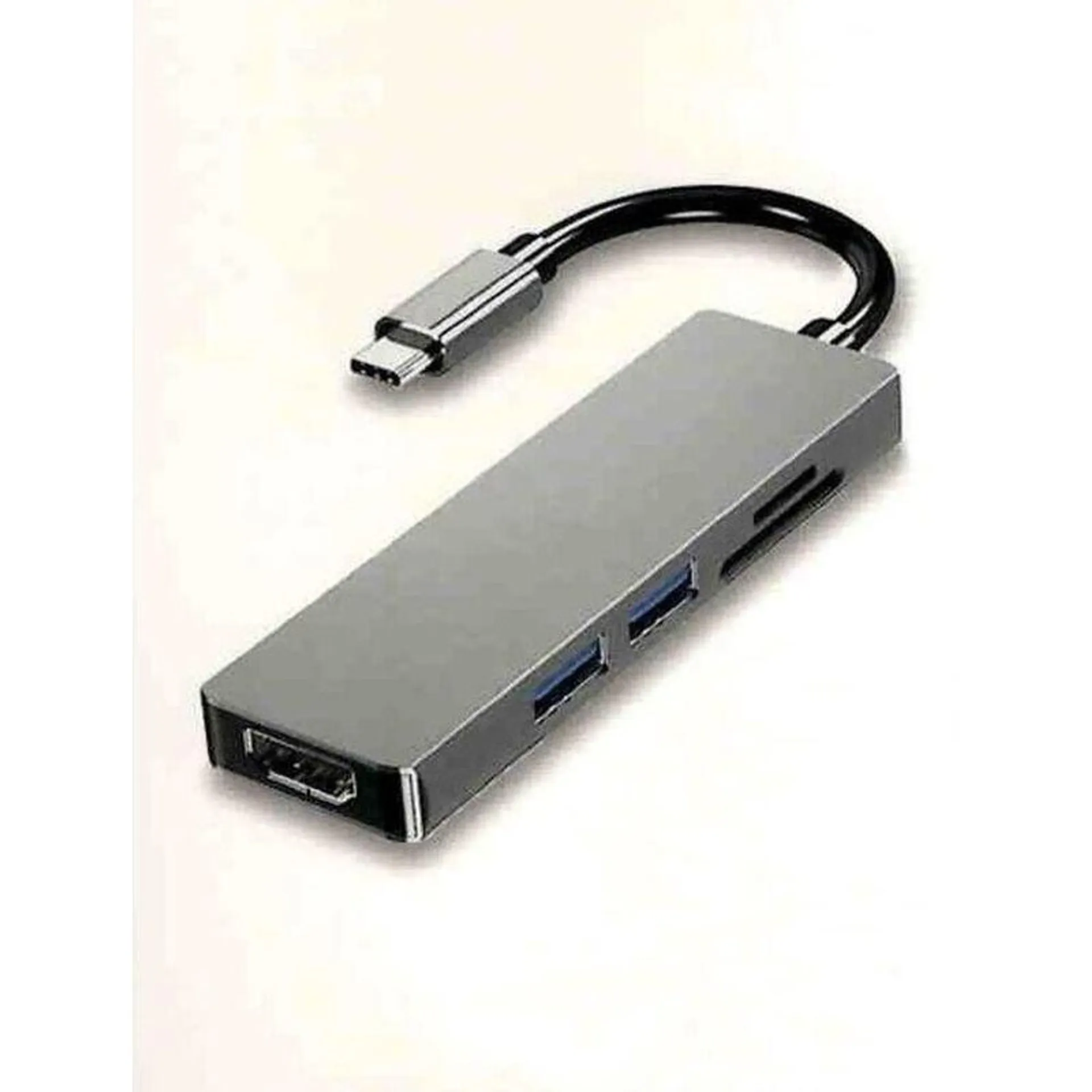 NEXIOA HUB TIPO-C 5 EN 1, HDMI/USB/SD/TF