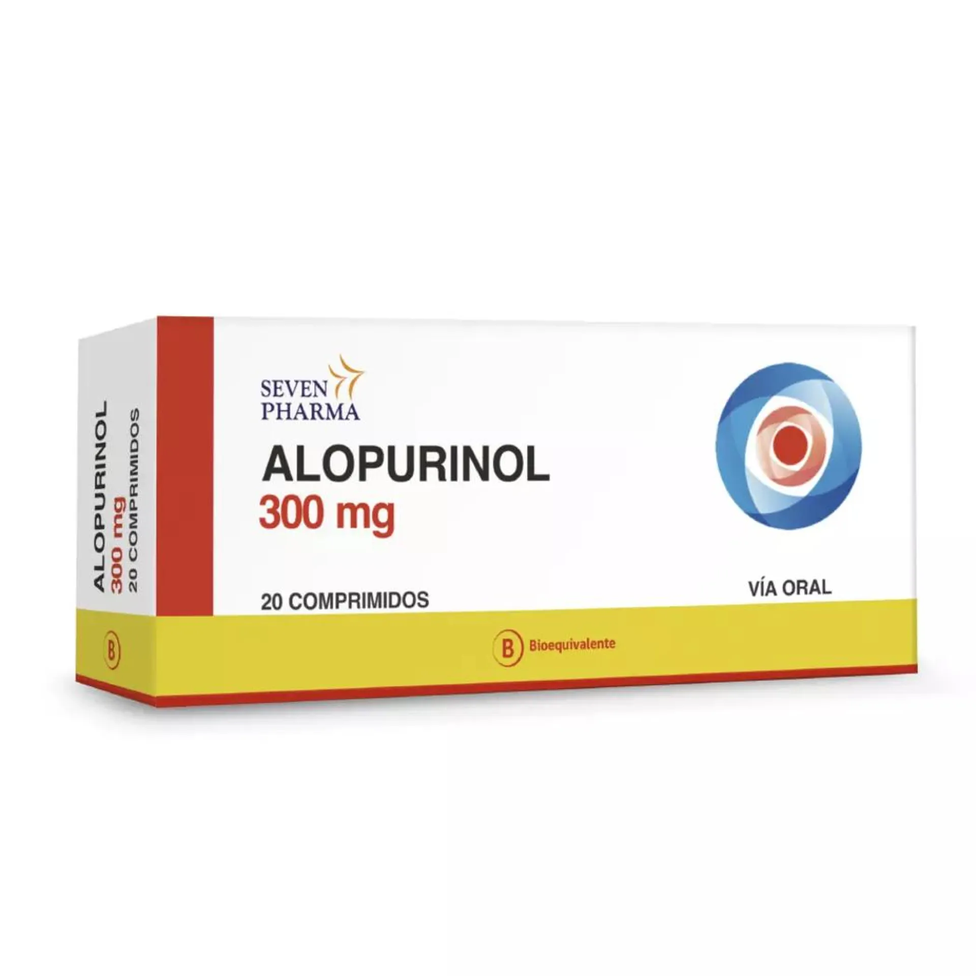 Alopurinol (B) 300mg 20 Comprimidos