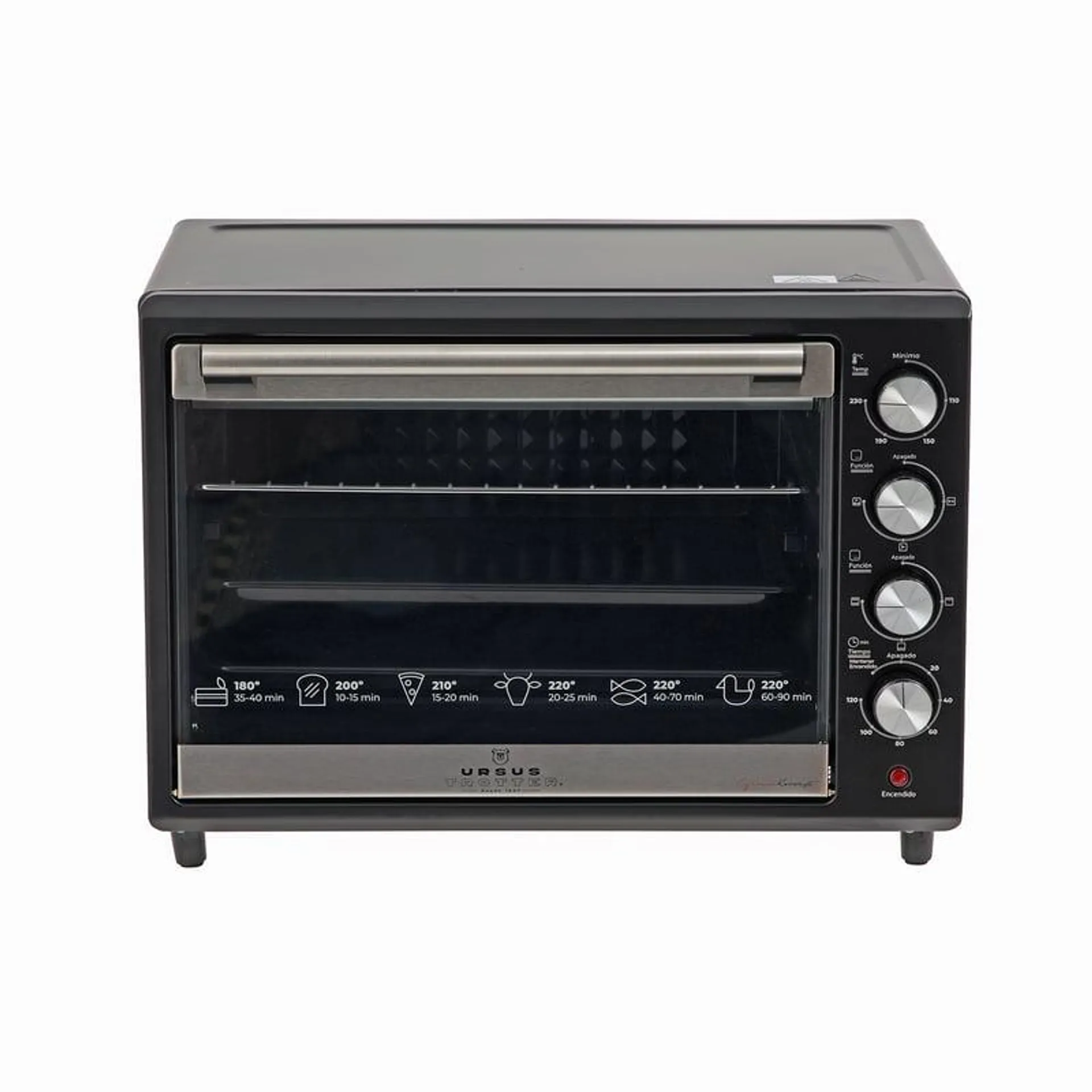 Horno Eléctrico 48 Litros Negro