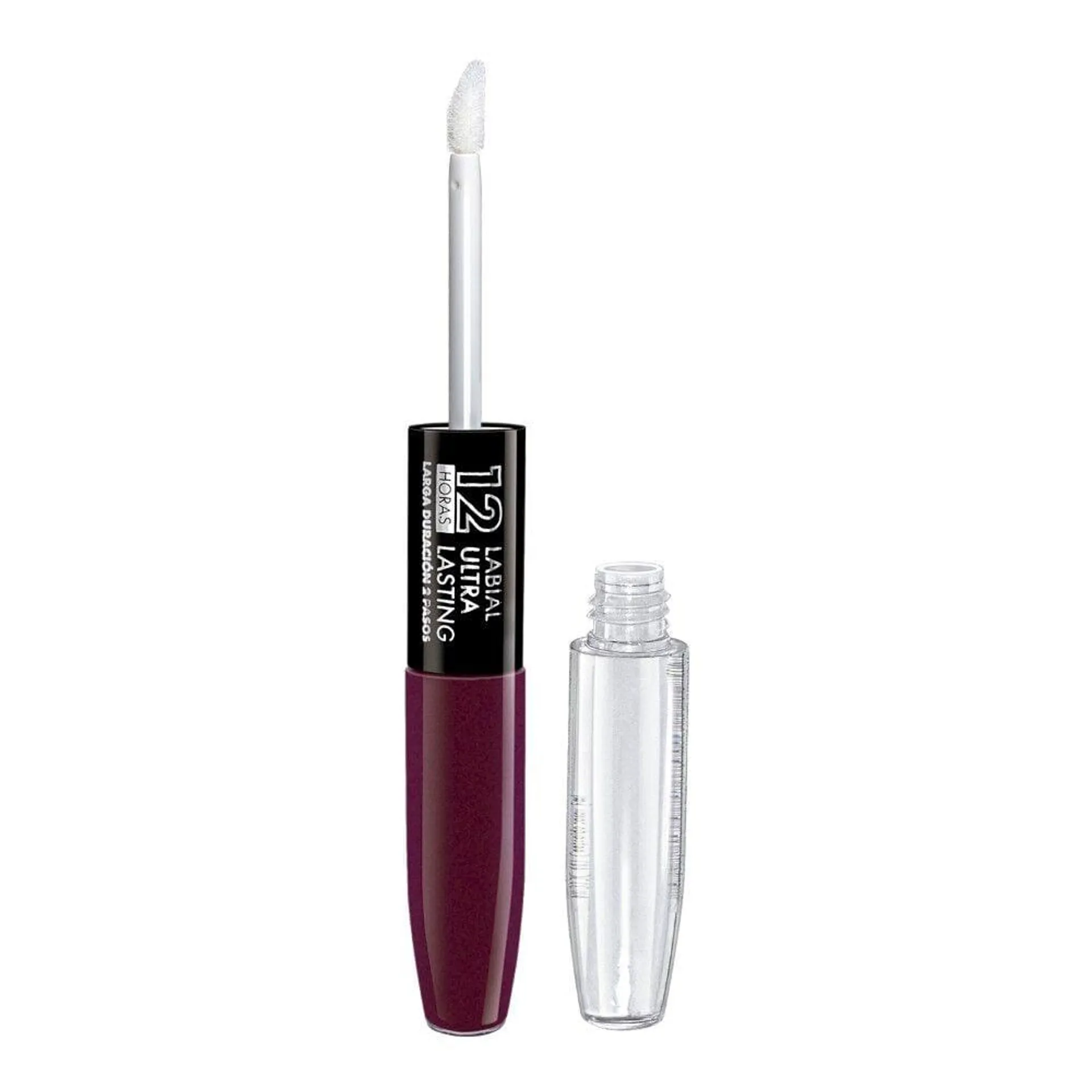 Labial Ultra Lasting 2 Pasos 12 Hrs Cassis 5 mL