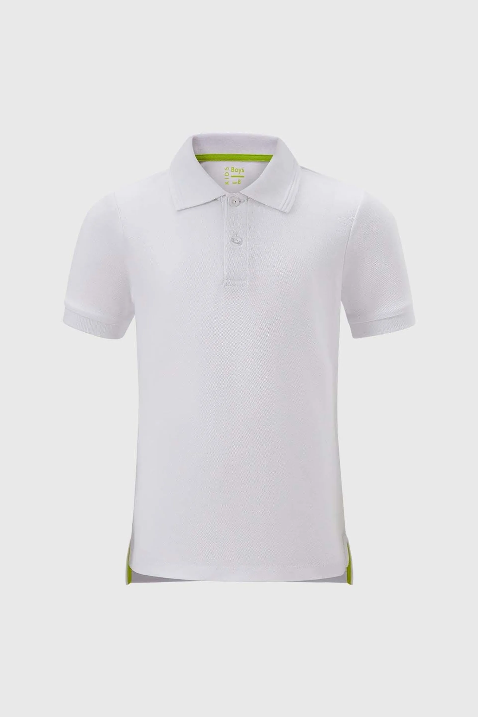 Polera Niño Piqué Básica Blanco