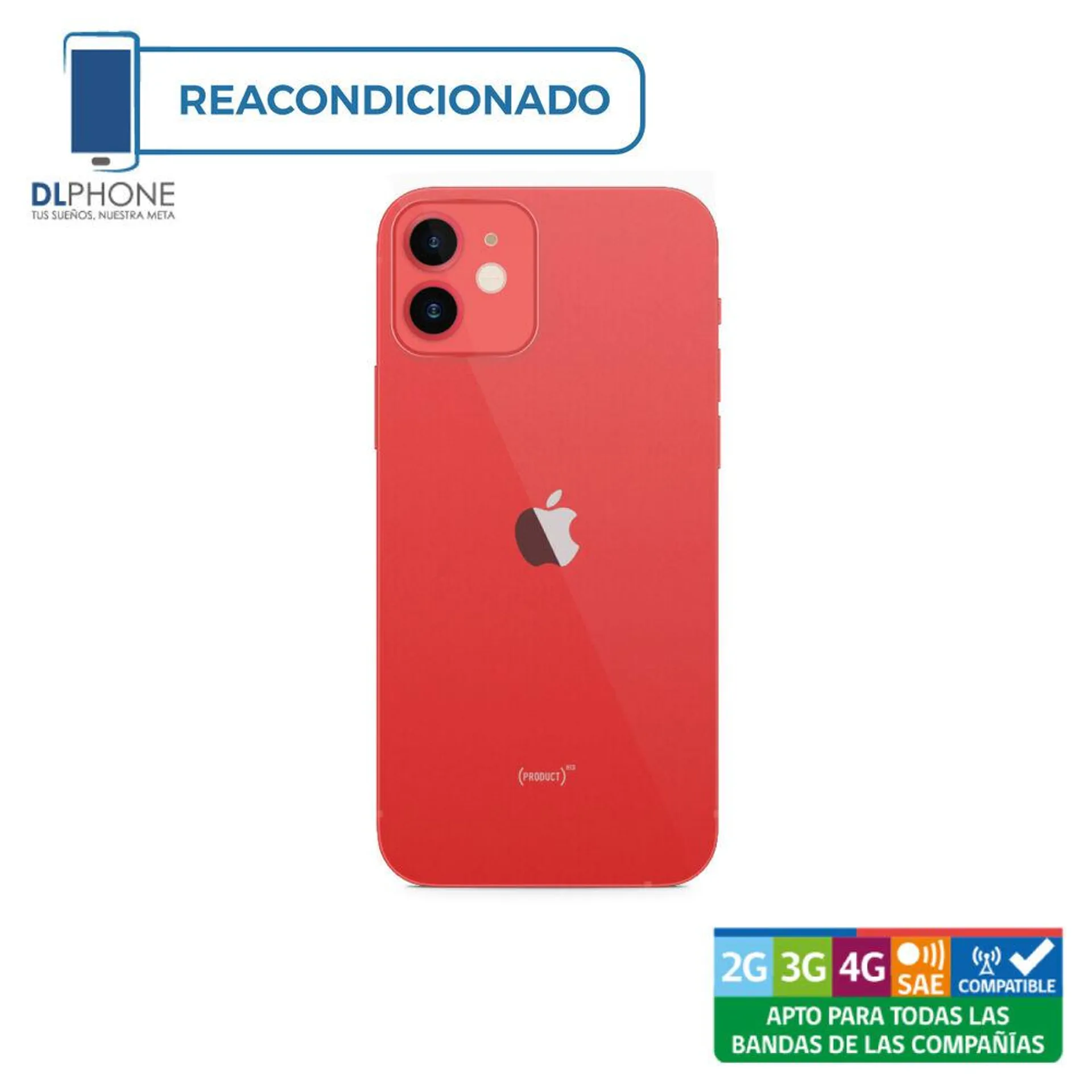 iPhone 12 de 128gb Rojo Reacondicionado