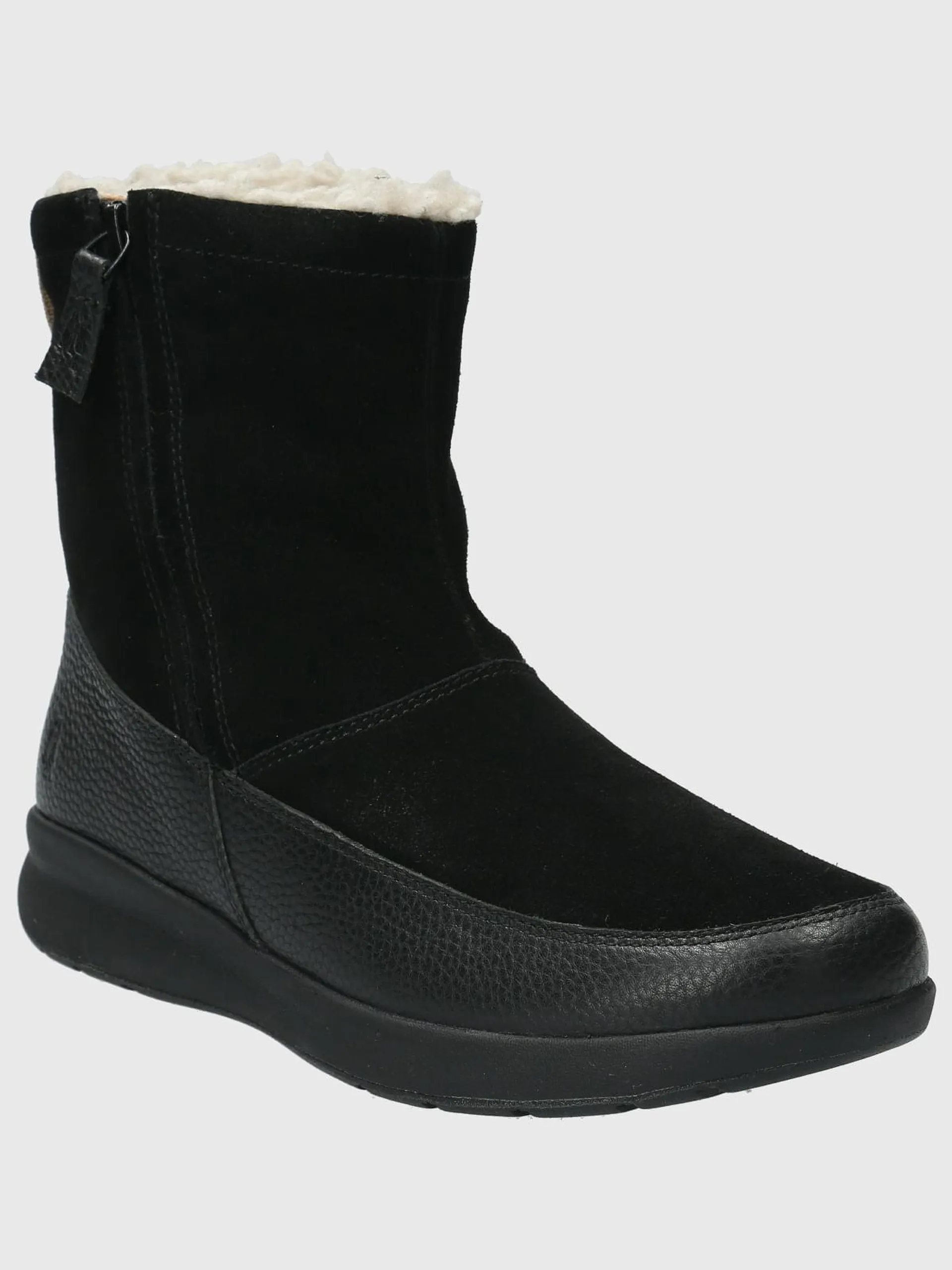 Botin Cuero Mujer Spinal Boot Negro