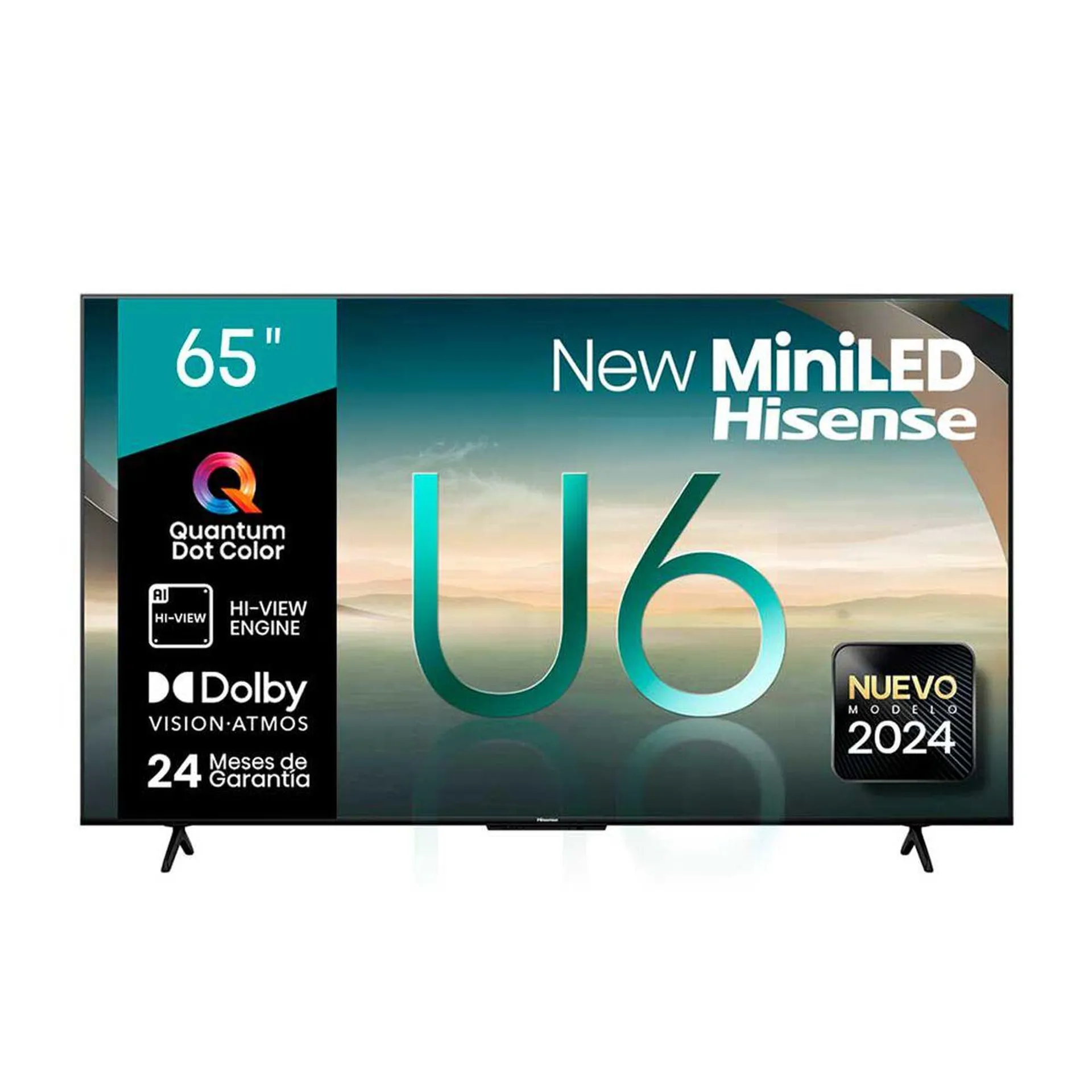 Mini LED 65" Hisense 65U6N Smart TV 4K UHD