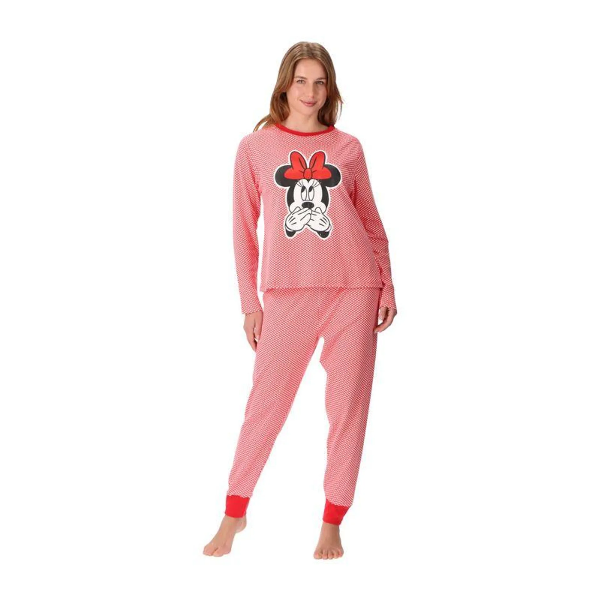 Pijama Mujer Algodón Minnie