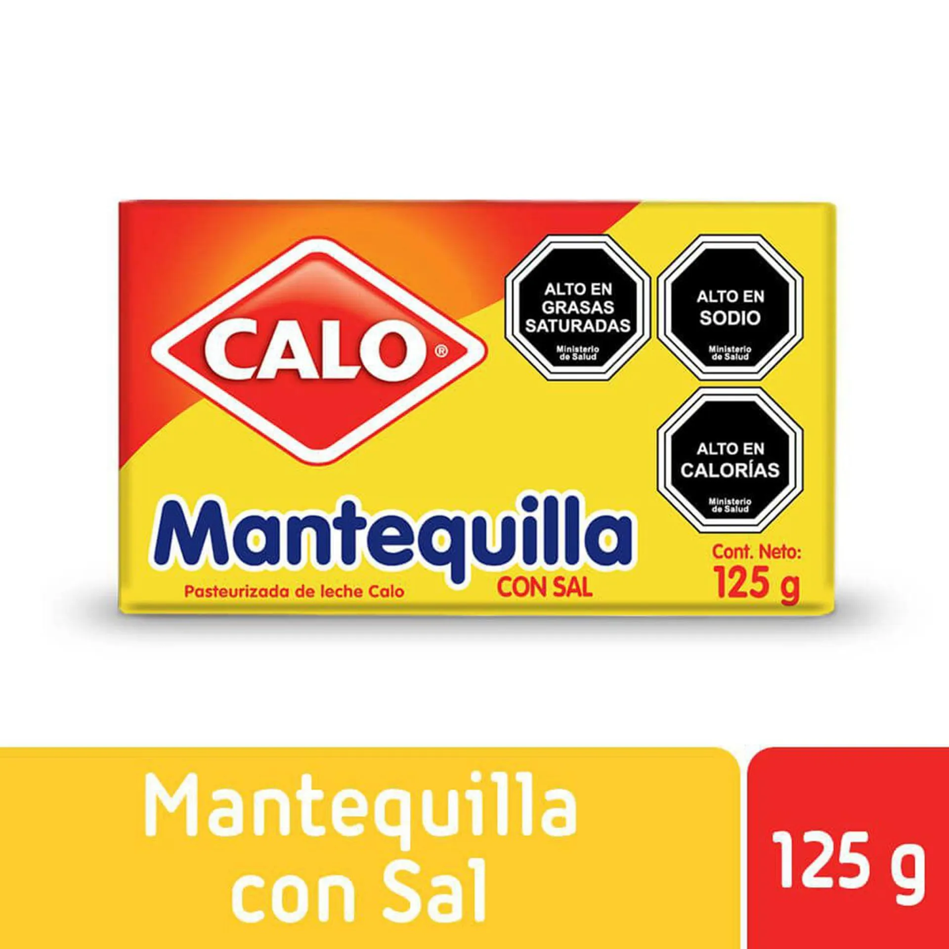 Mantequilla Calo Con Sal 125 g