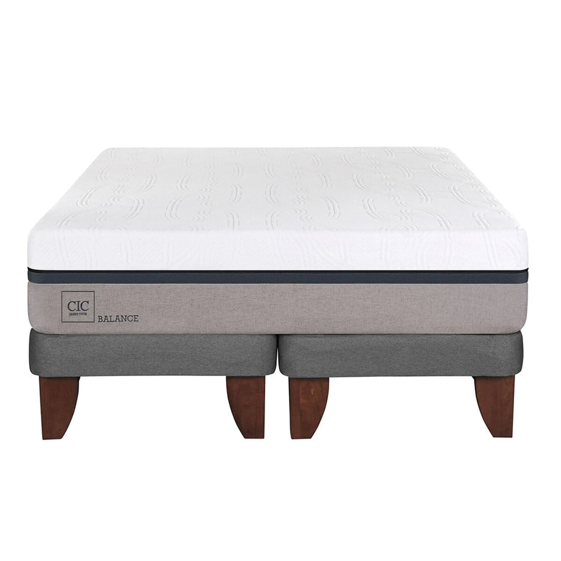 Cama Europea CIC Base Dividida 2 Plazas Balance