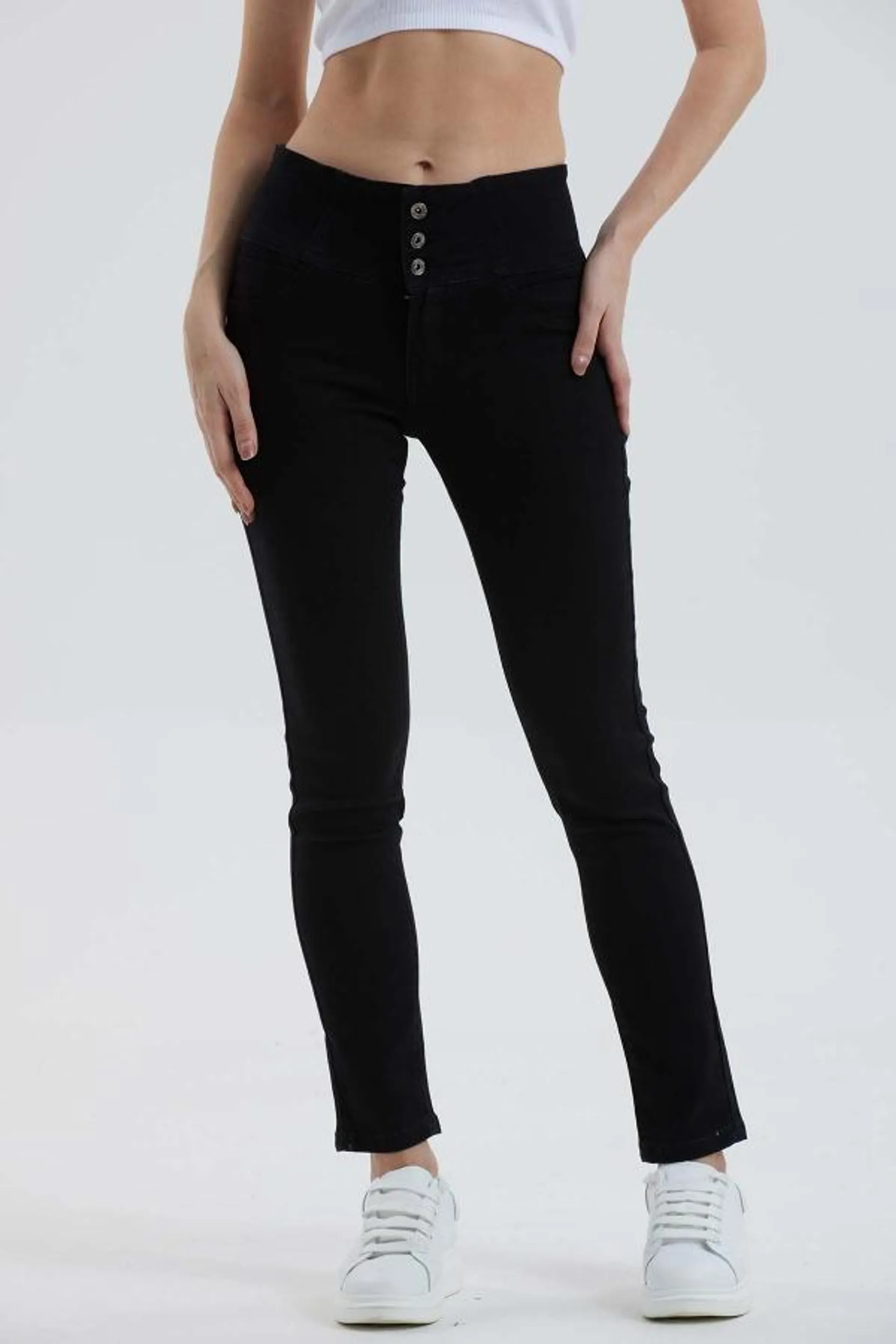 Jeans mujer skinny castilla negro