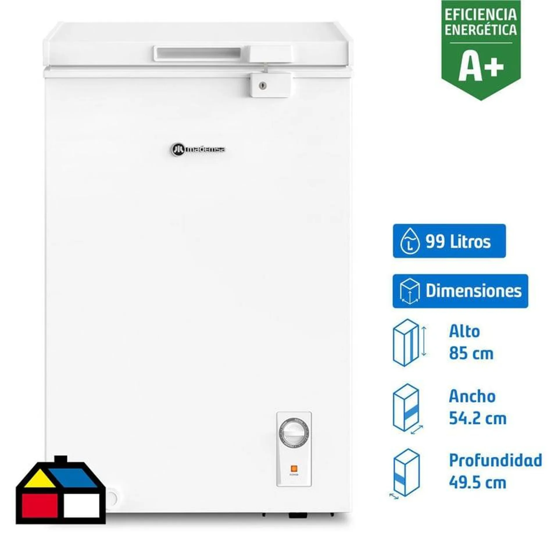 Freezer Horizontal 99 Litros Blanco M100D