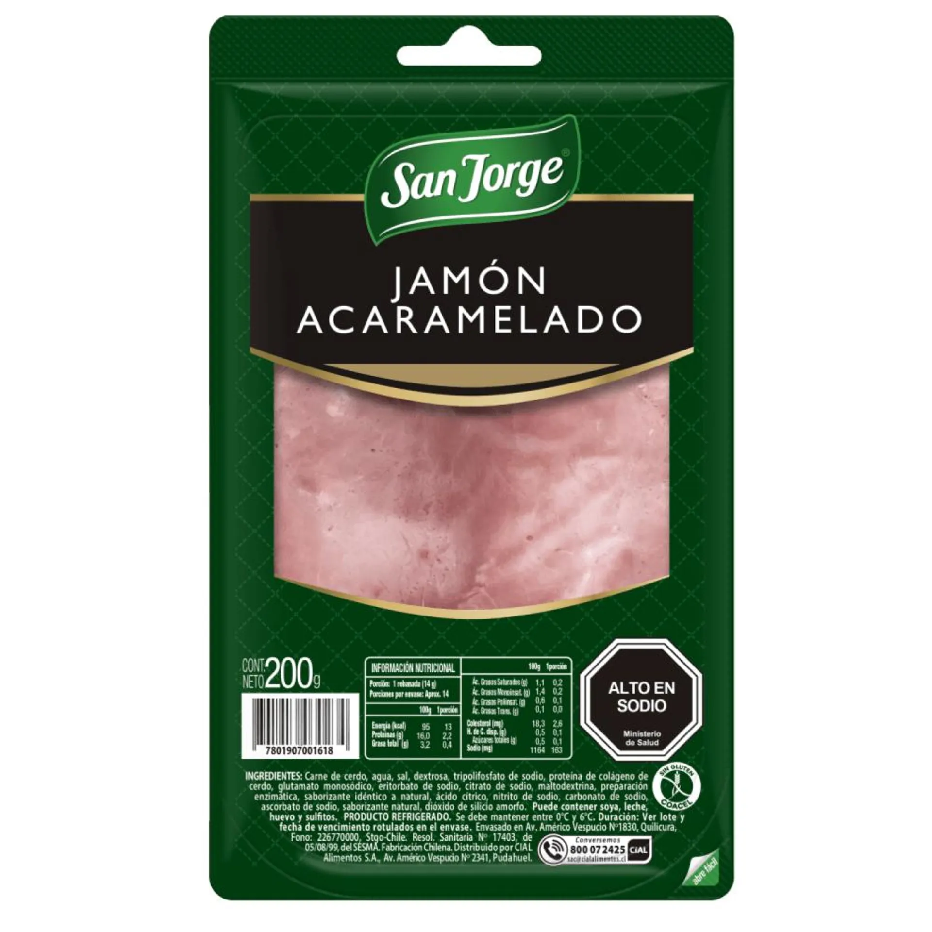 Jamón acaramelado San Jorge 200 g