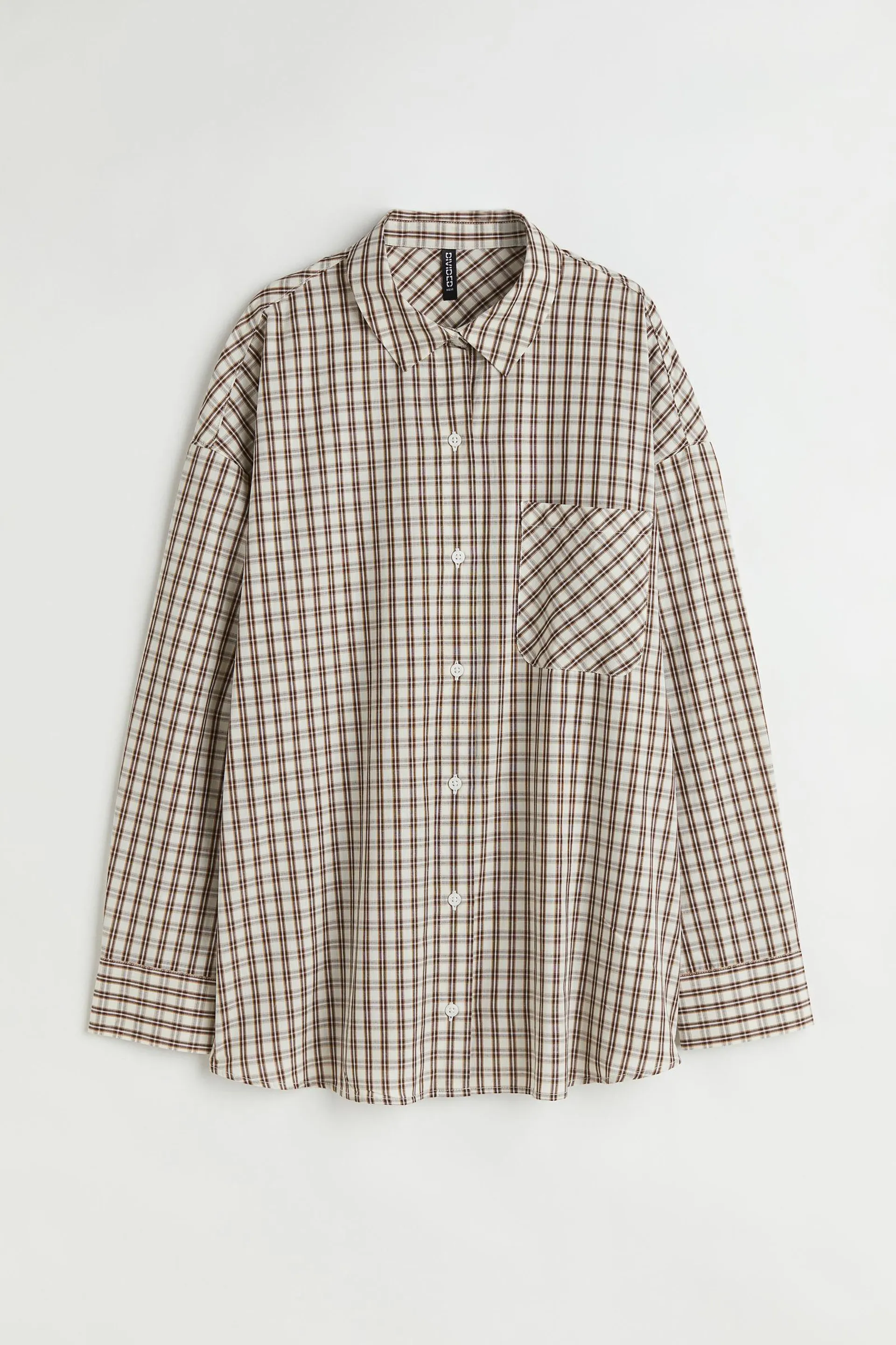 Camisa oversize de algodón