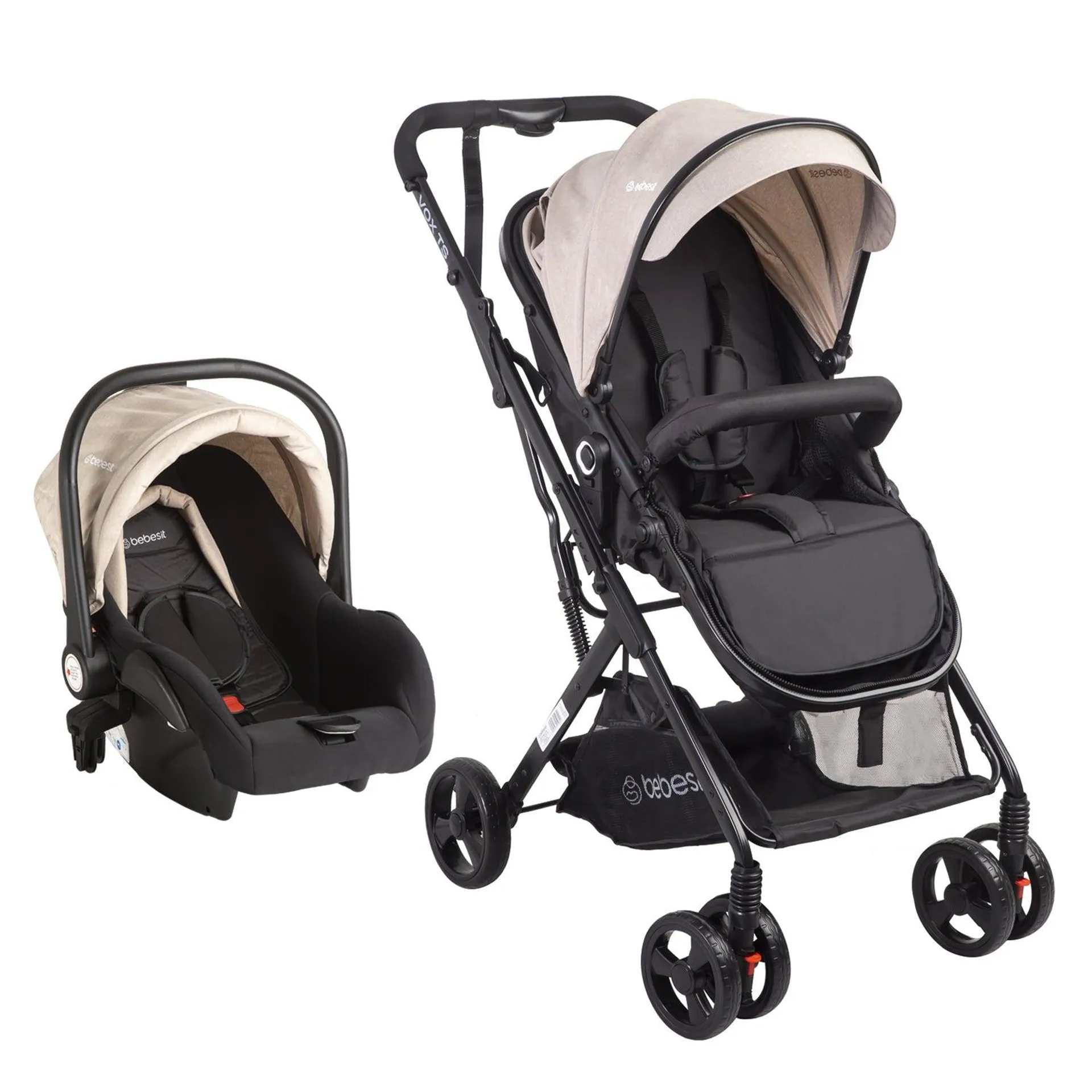 Coche Cuna Travel System Vox Beige