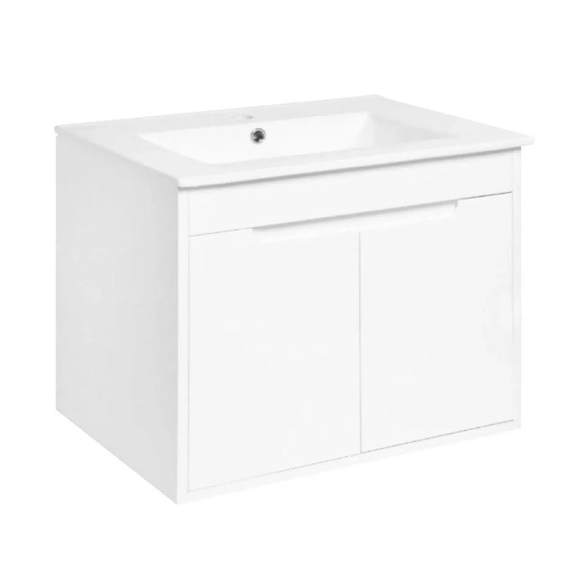 Mueble Vanitorio Dana 50 x 45 x 38 cm 2 Puertas Blanco (No Incluye Cubierta)