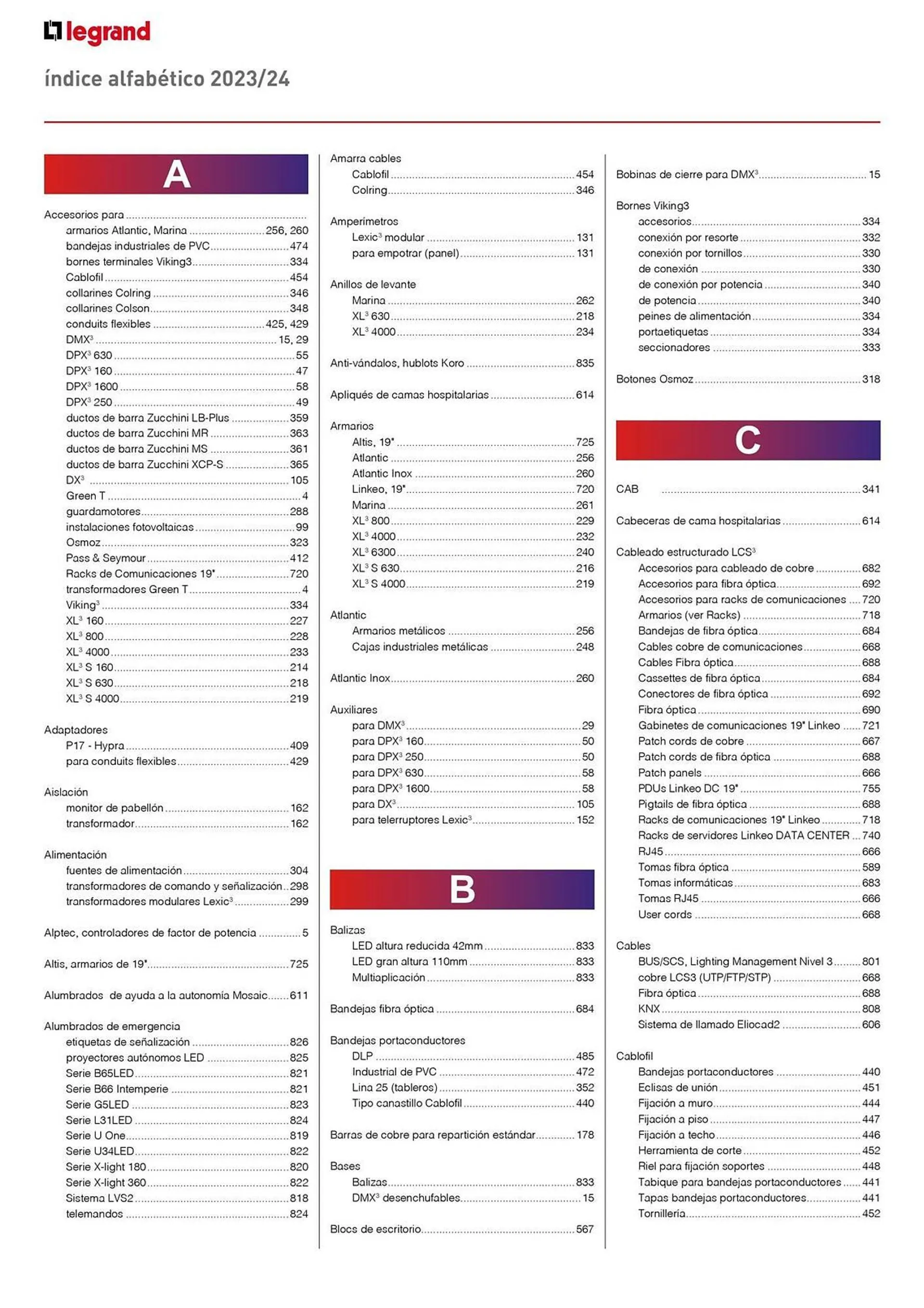 Catálogo de Catálogo Legrand 30 de agosto al 31 de diciembre 2024 - Página 12
