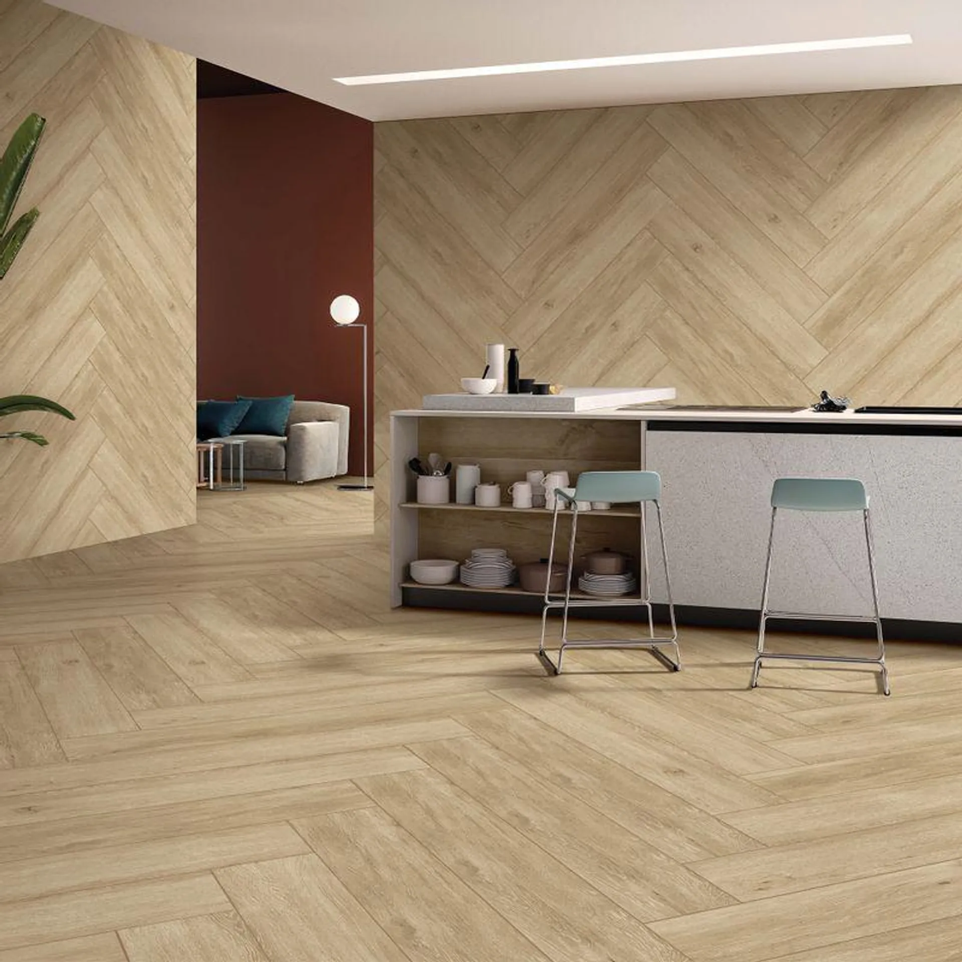 Porcelanato Norway Sandle Mate 20x120 cm