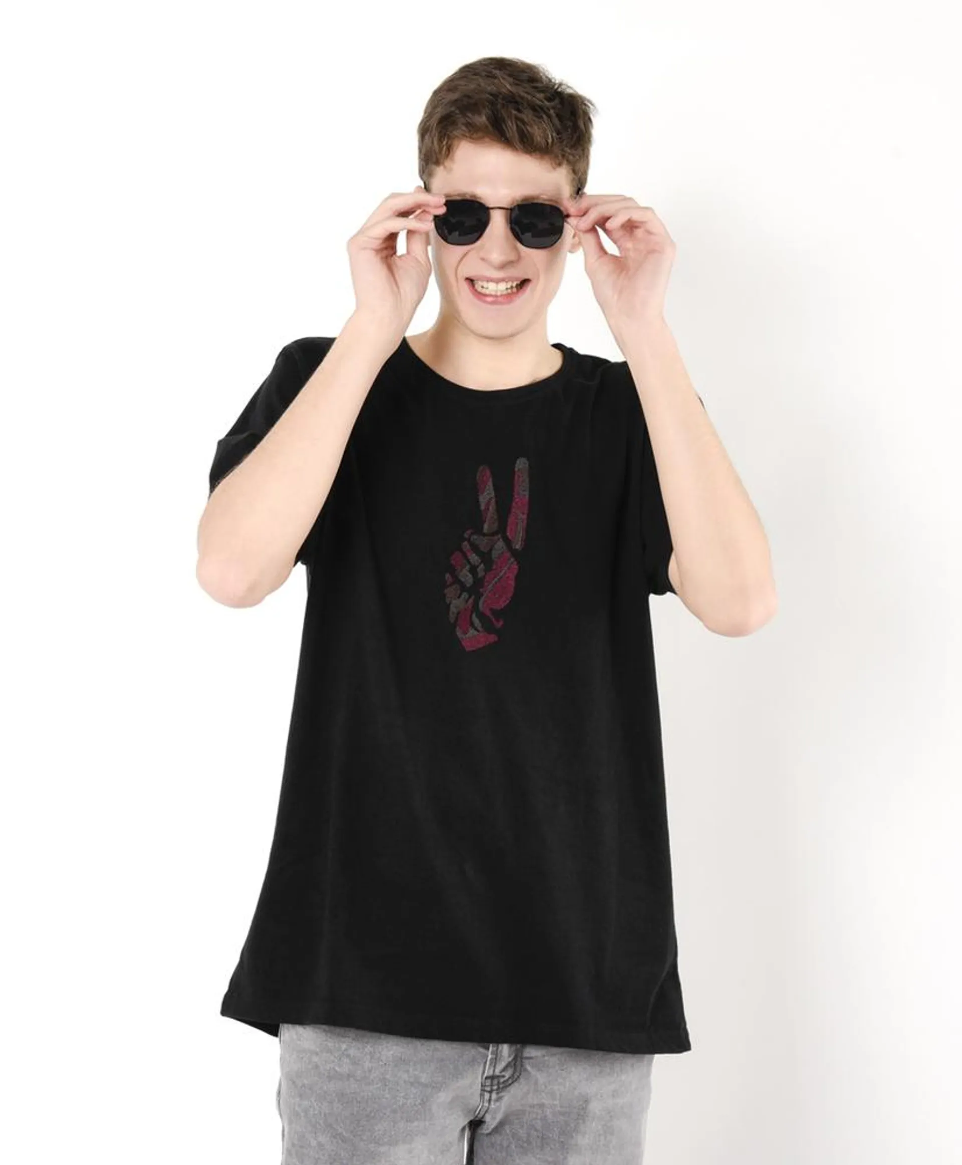 Polera hombre peace