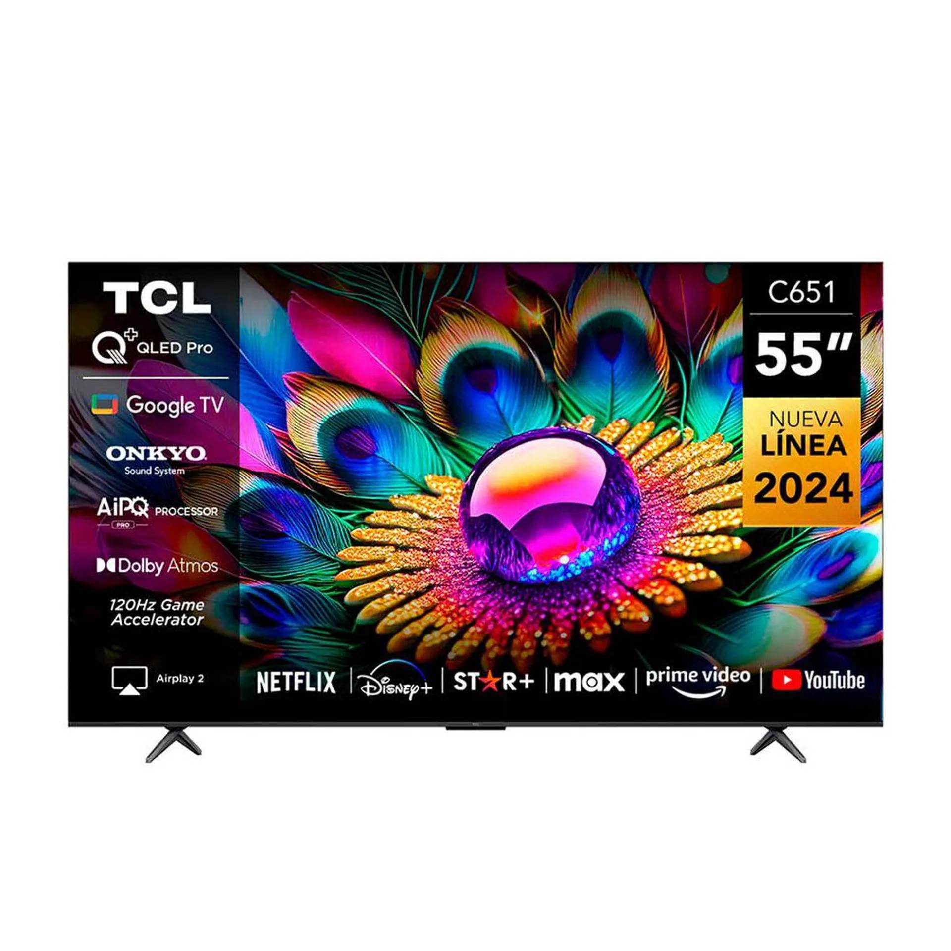 QLED 55" TCL C651 Smart TV 4K