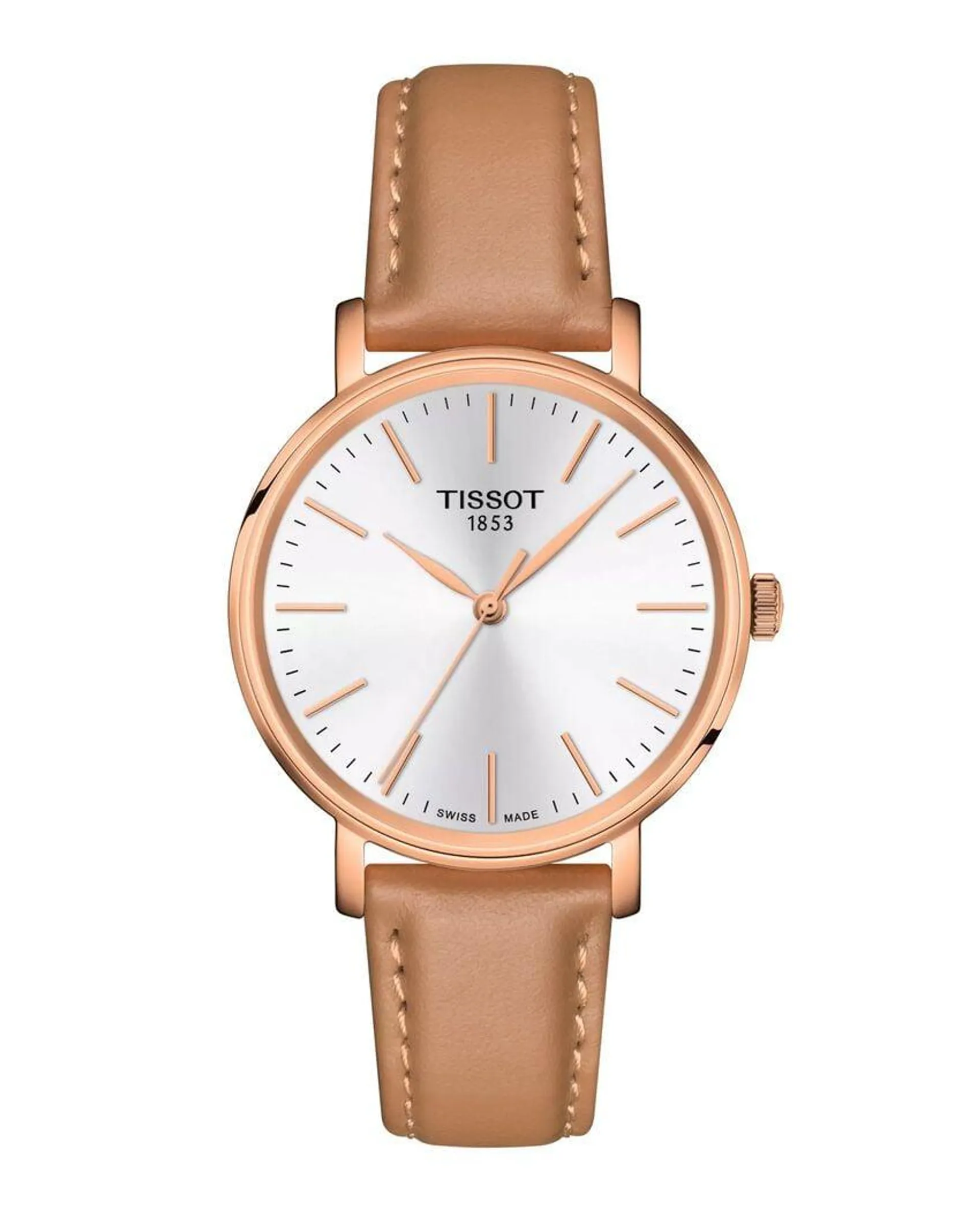 Reloj Tissto Everytime Cuero Beige