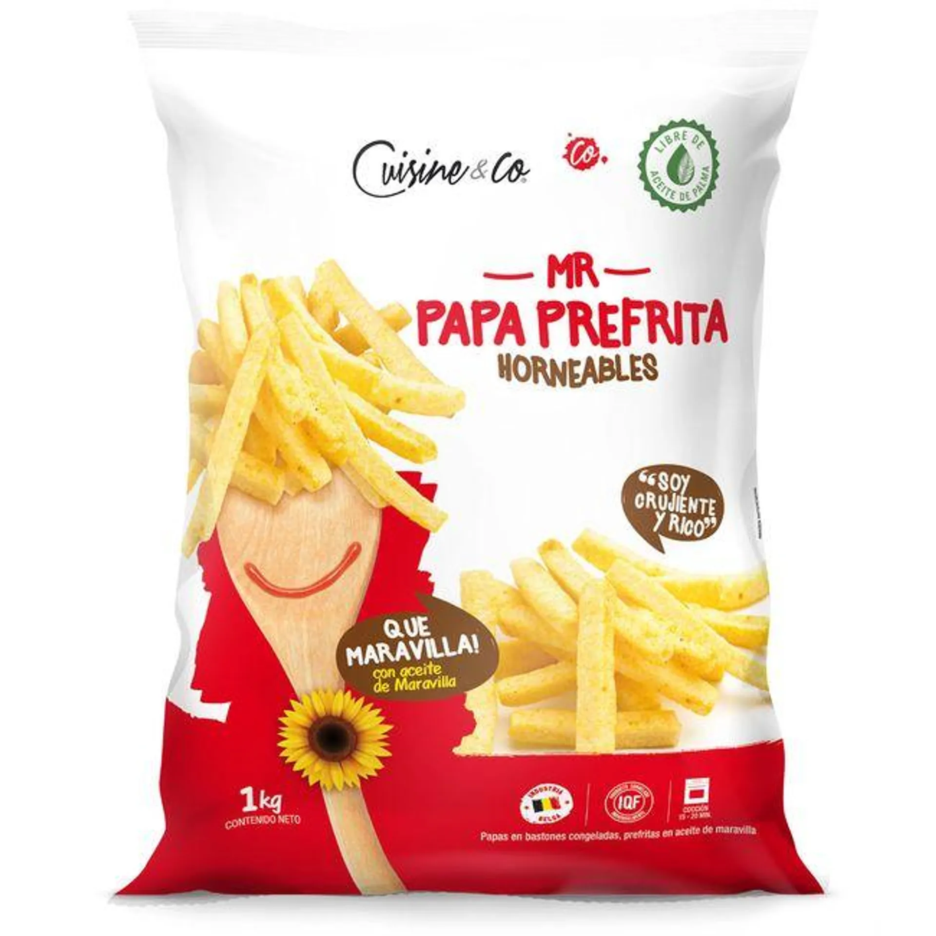 Papas Pre Fritas 1 kg