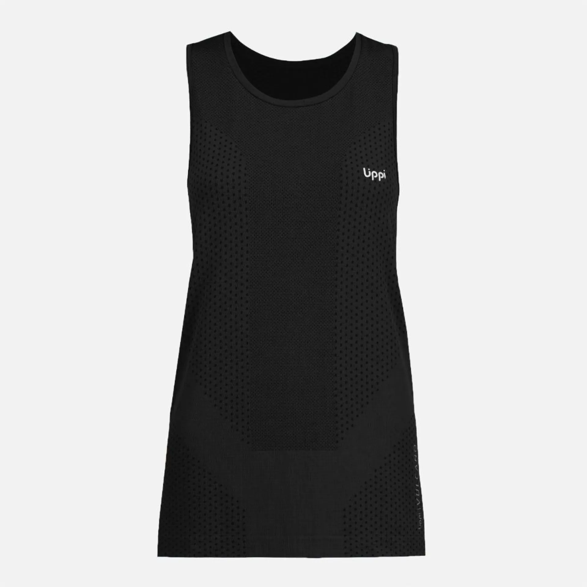 Polera Mujer 4 Run Seamless Trail T-Shirt Negro Lippi