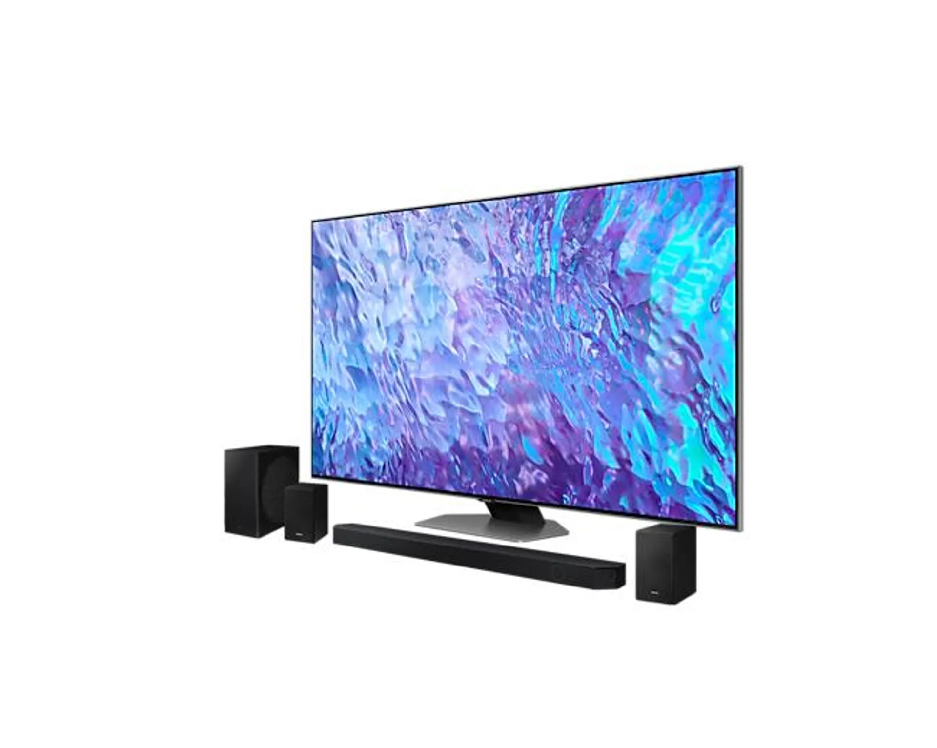 Smart TV QLED 4K de 98" Q80C más Barra de sonido