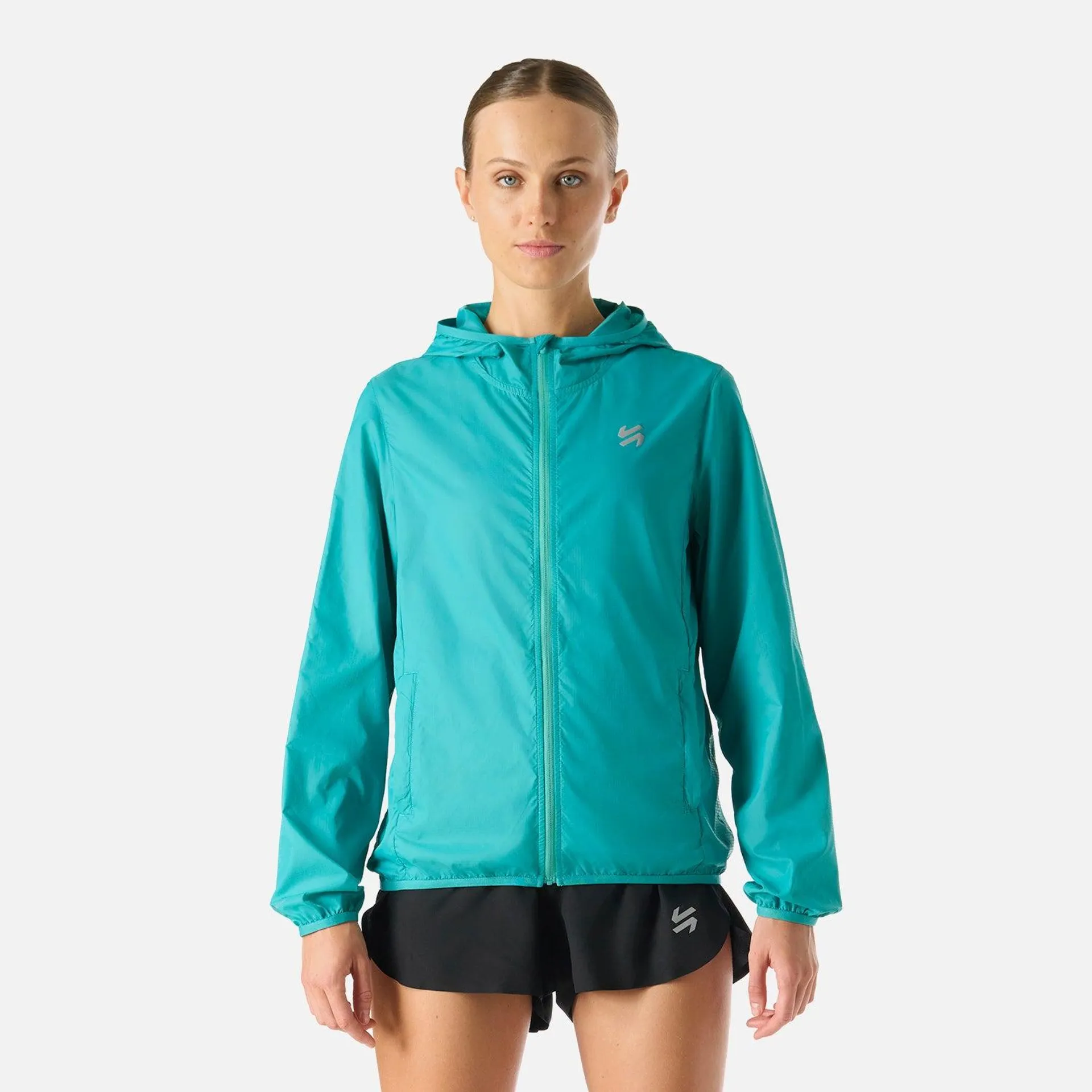 Chaqueta Mujer Built To Move Windbreaker Jacket Turquesa Vulcano