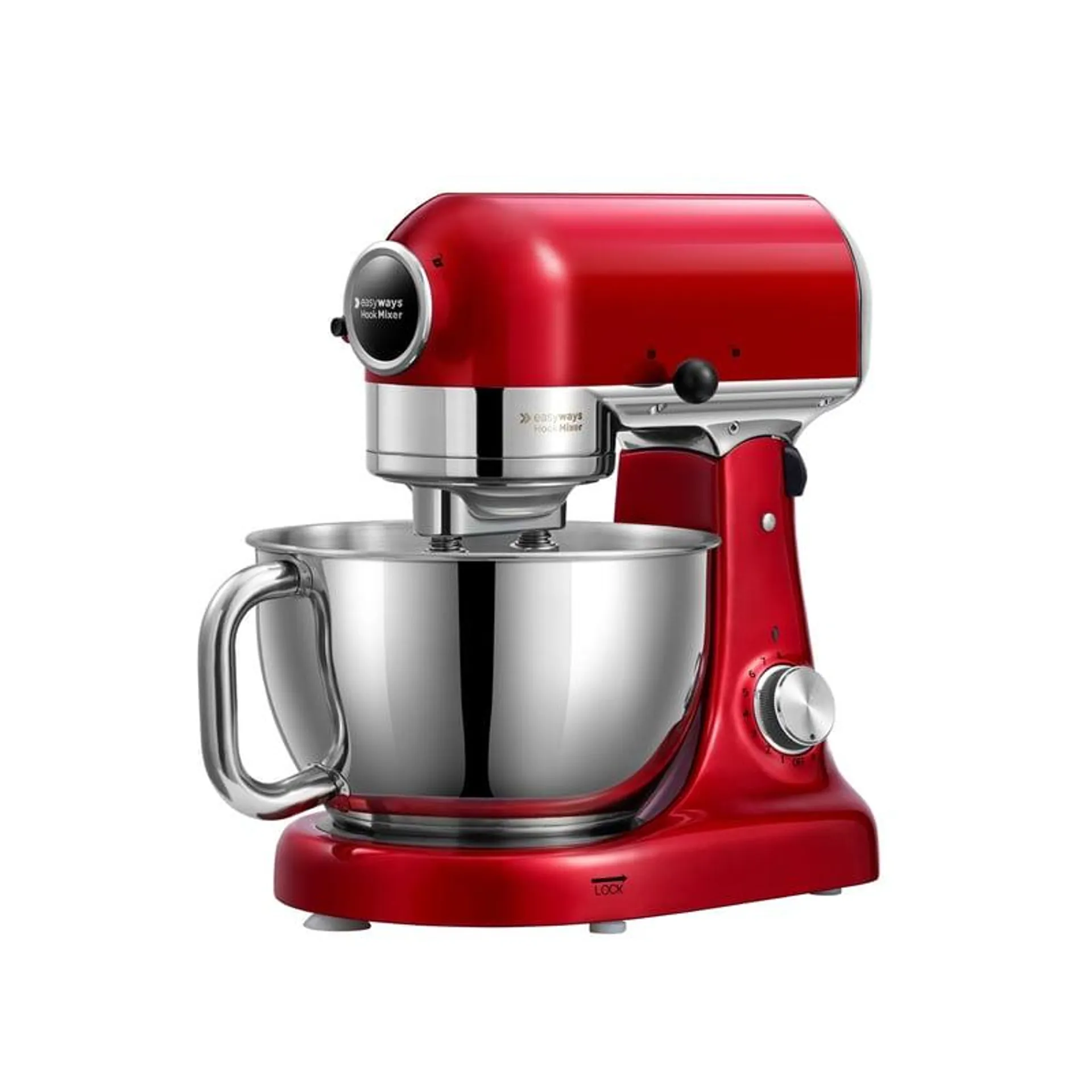 Batidora de Pedestal Hook Mixer Rojo 4,7 Lt EasyWays