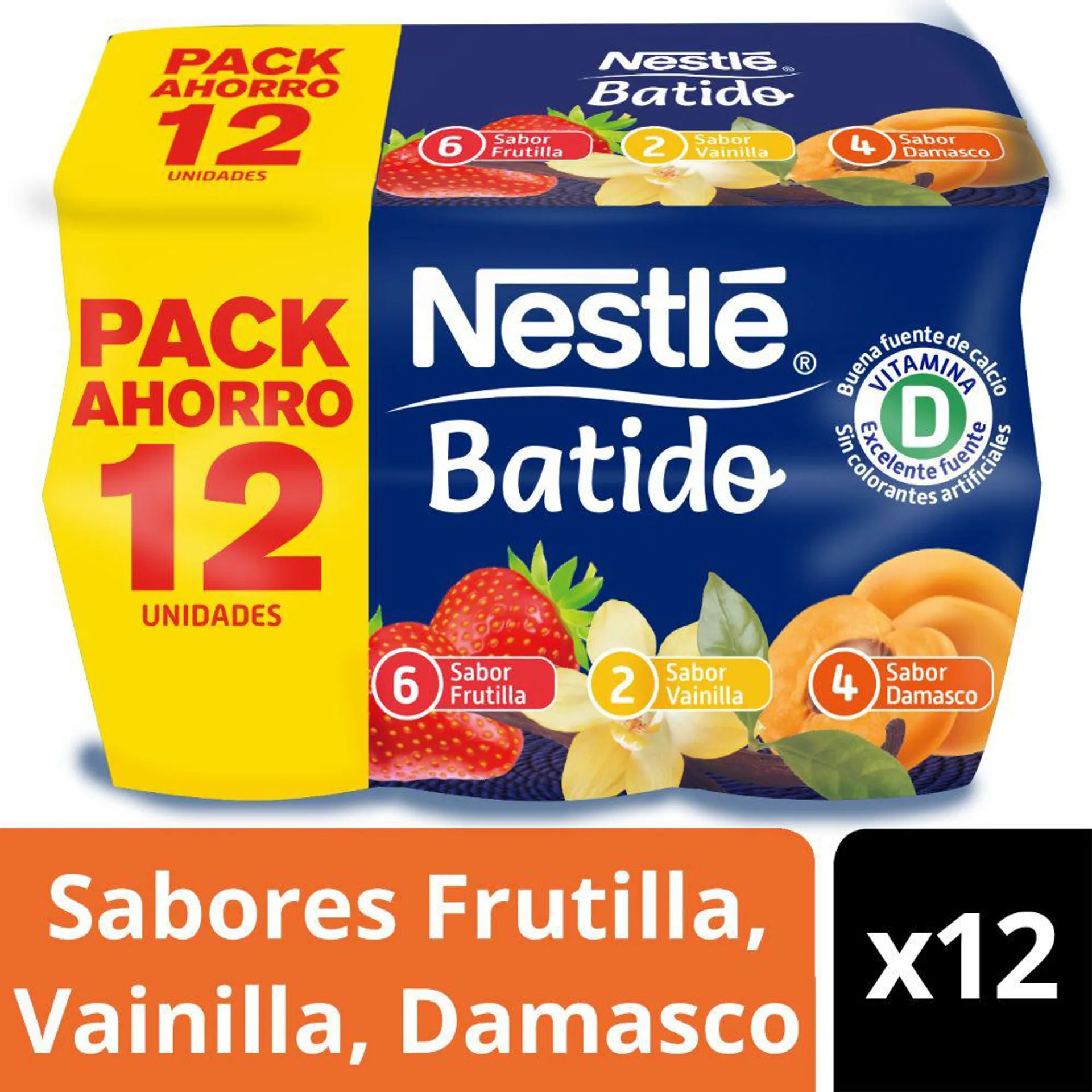 Pack Yoghurt Nestlé tradicional12 un de 115 g