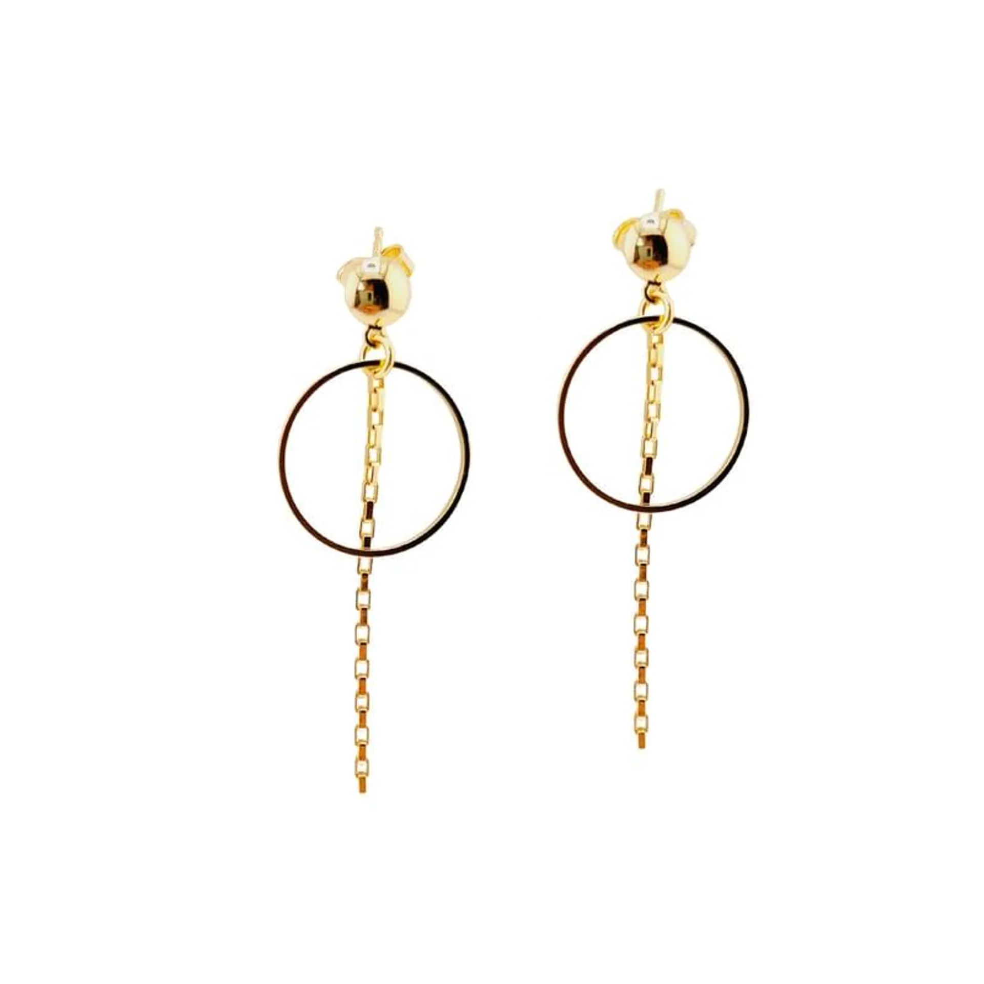 Aros Luxor Gold Baño de Oro 24k