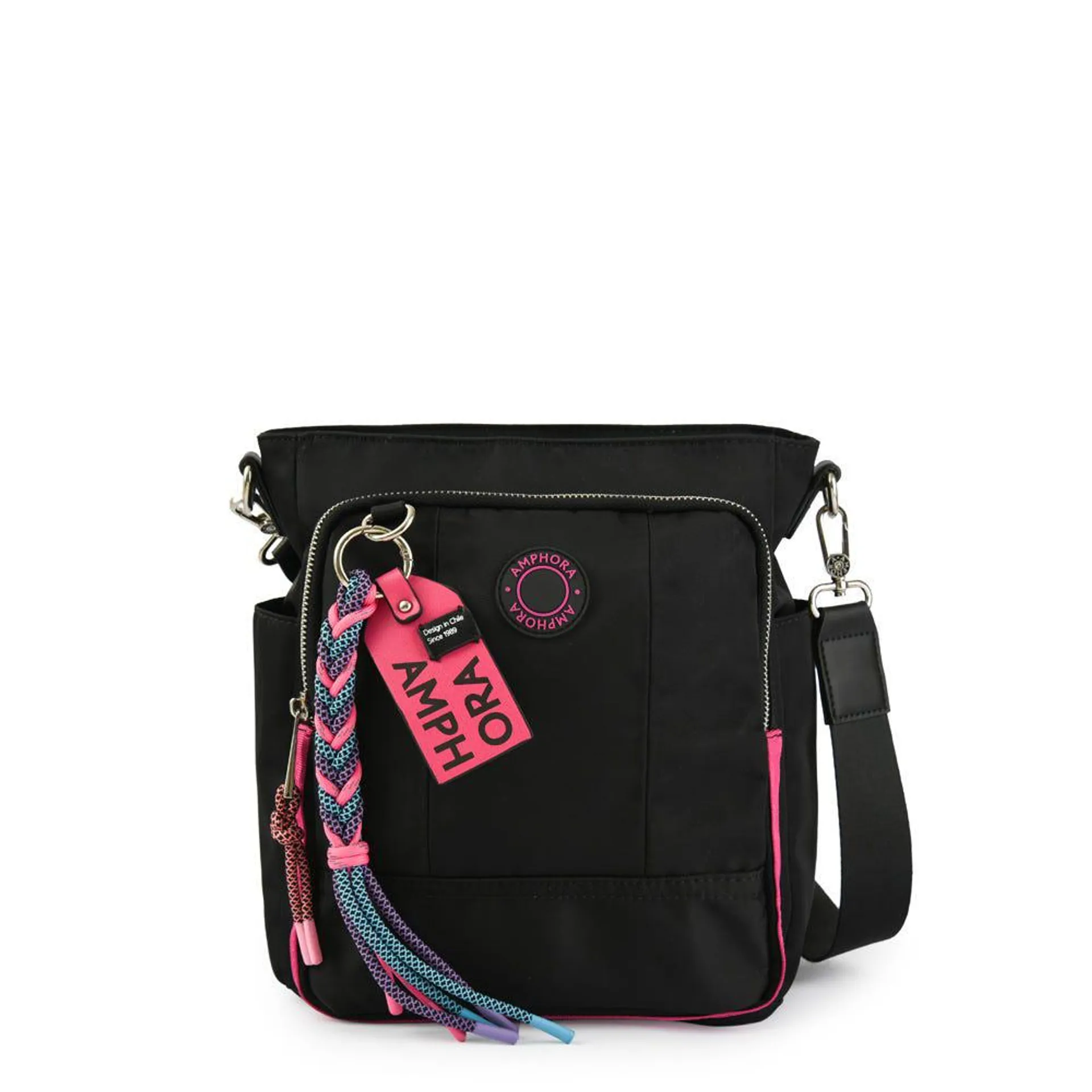 Cartera bandolera grande riz negro