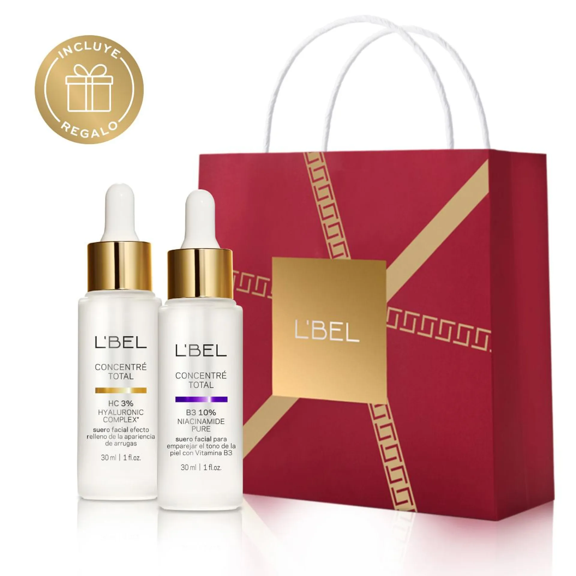 Set de Serum ácido hialurónico + Serum niacinamida Concentré