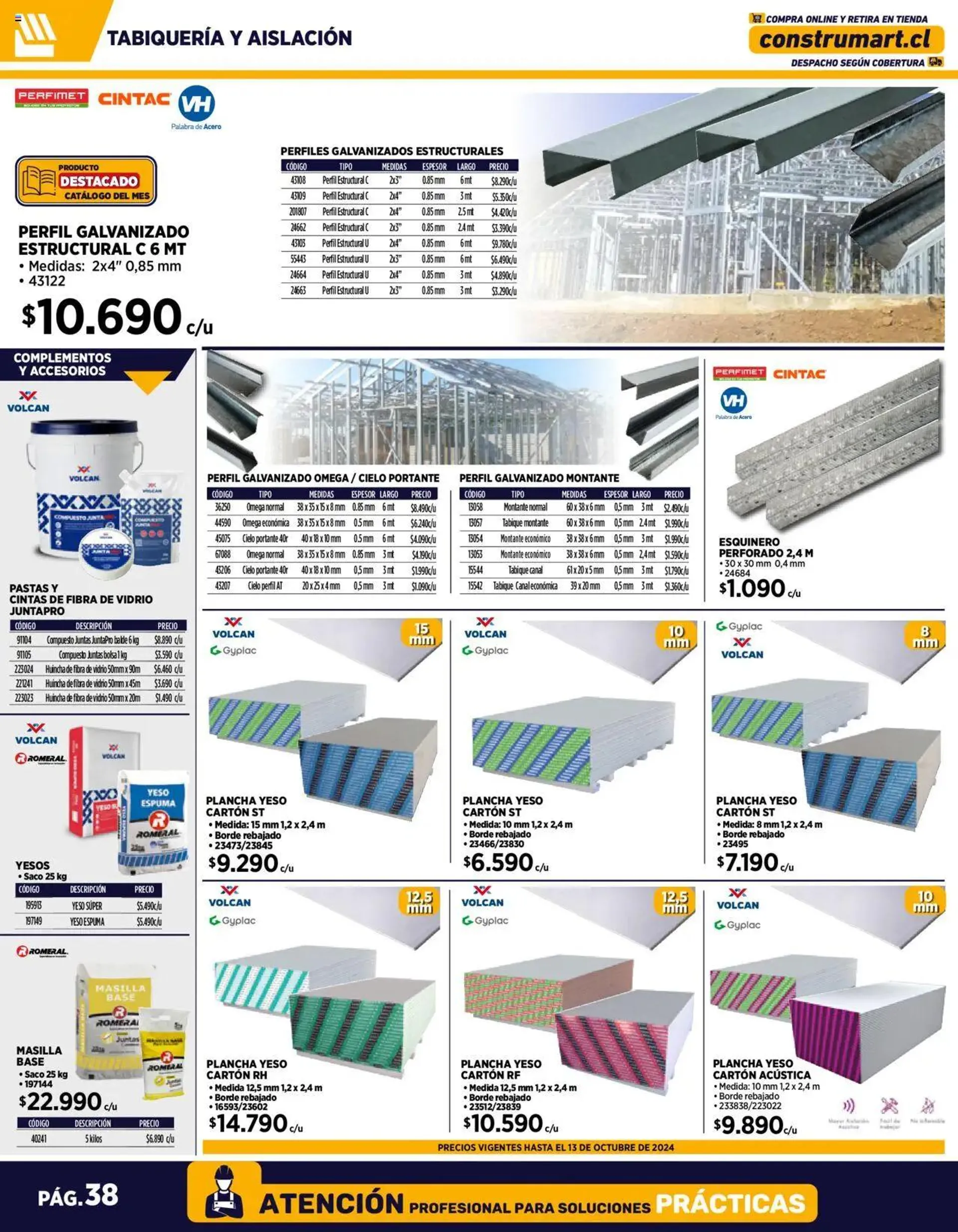 Catálogo de Construmart ofertas 1 de octubre al 31 de octubre 2024 - Página 38