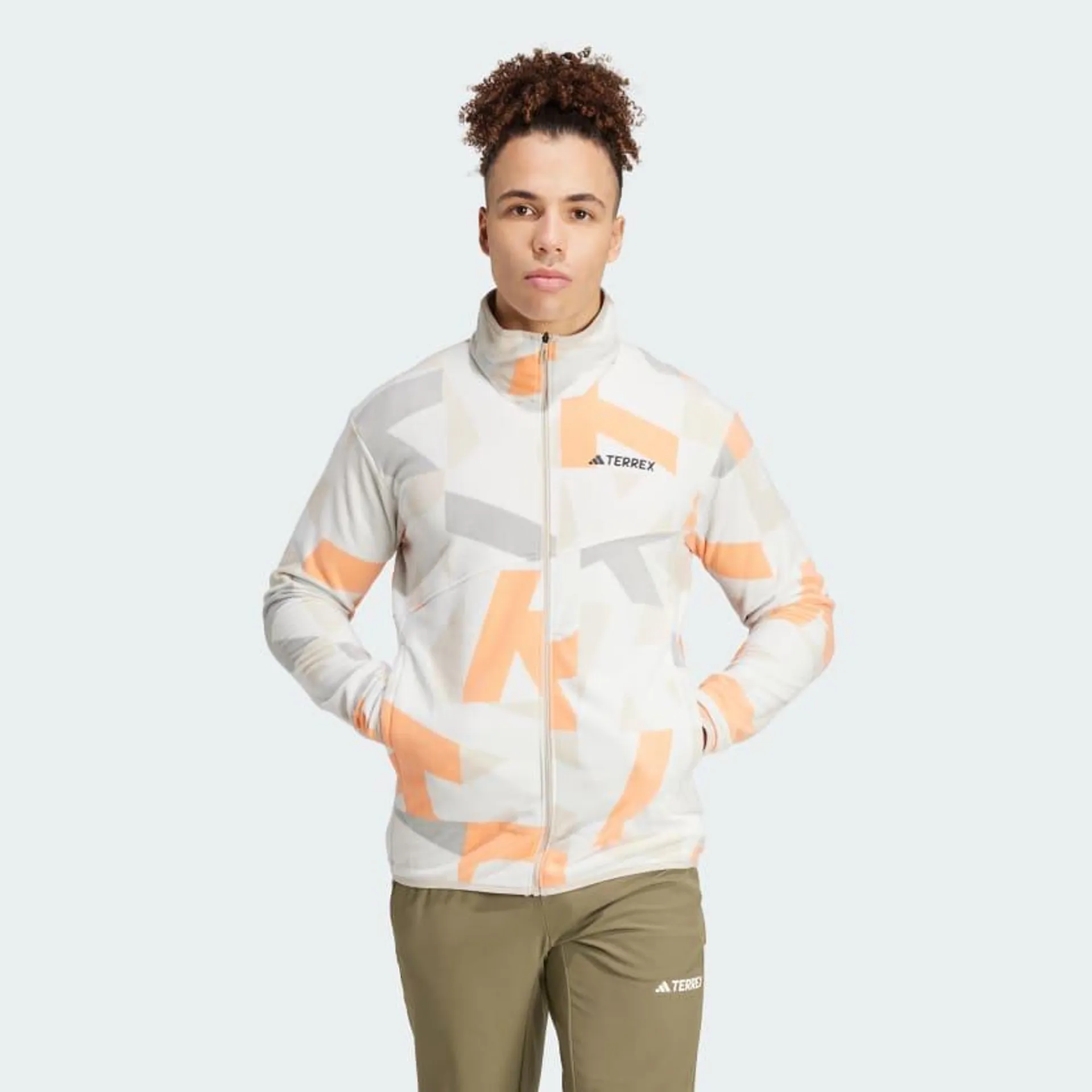 Chaqueta Terrex Multi Printed Full-Zip Tela Fleece