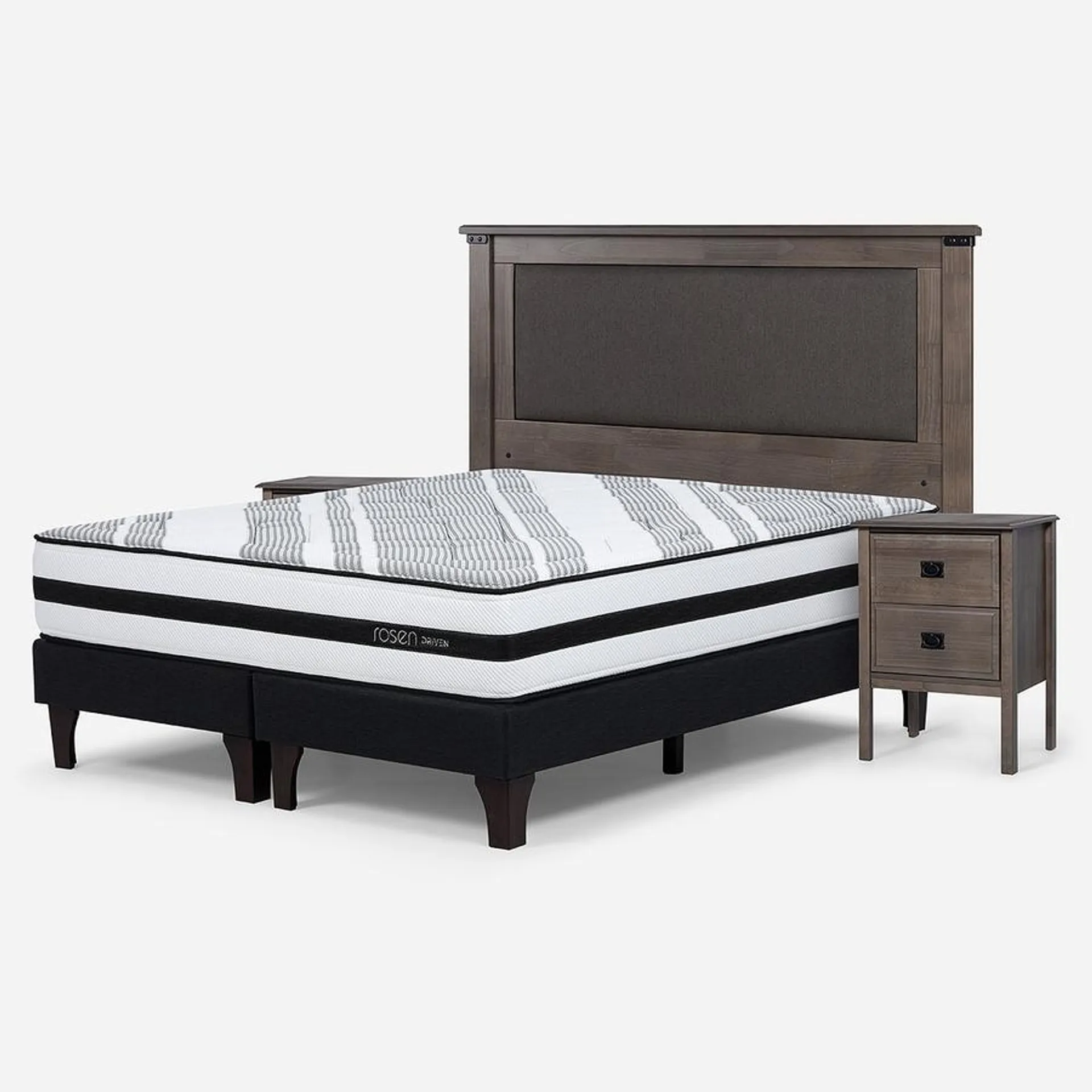 Cama Driven King + Muebles New Ray