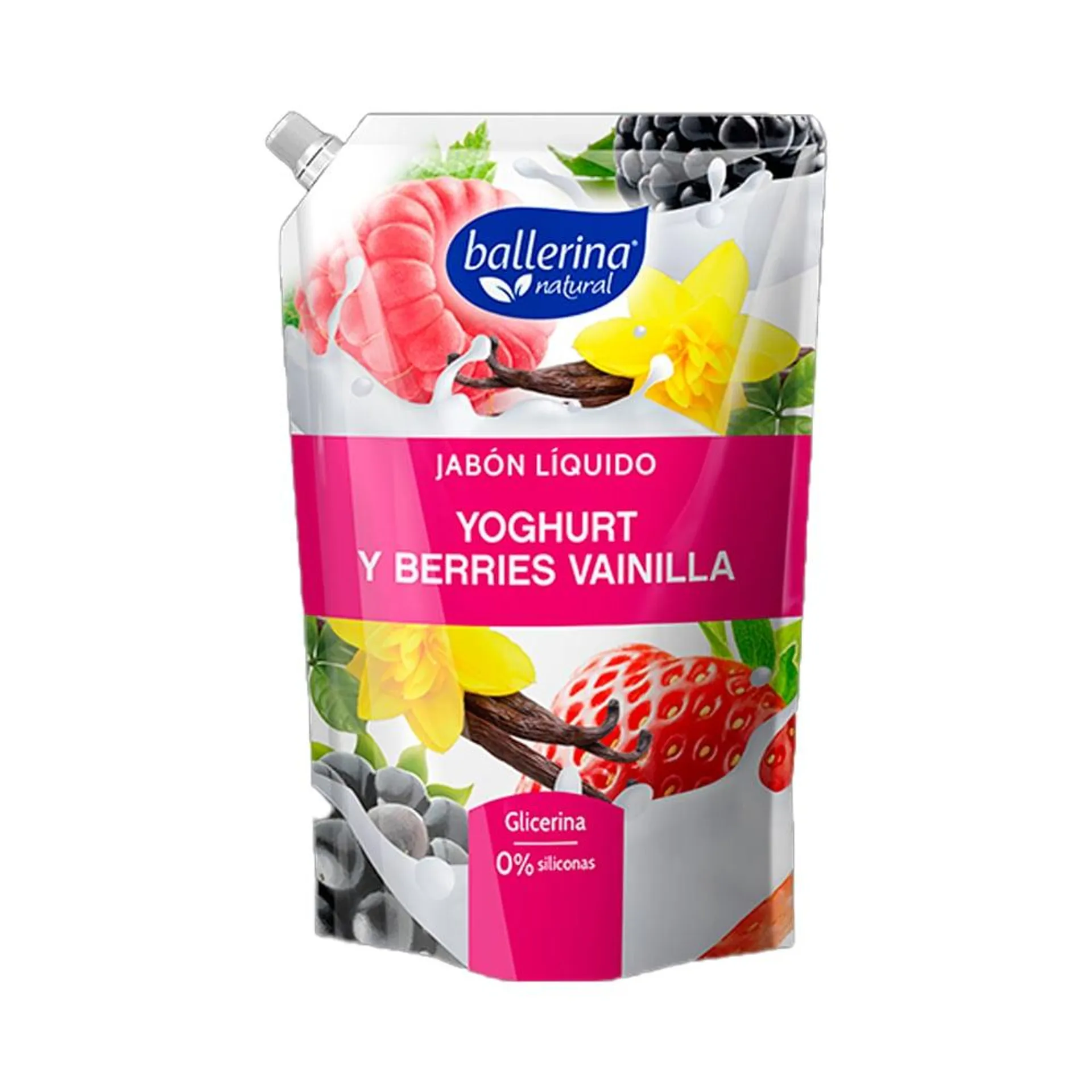 Jabon Ballerina Yoghurt y Berries Vainilla Dp 750 ml