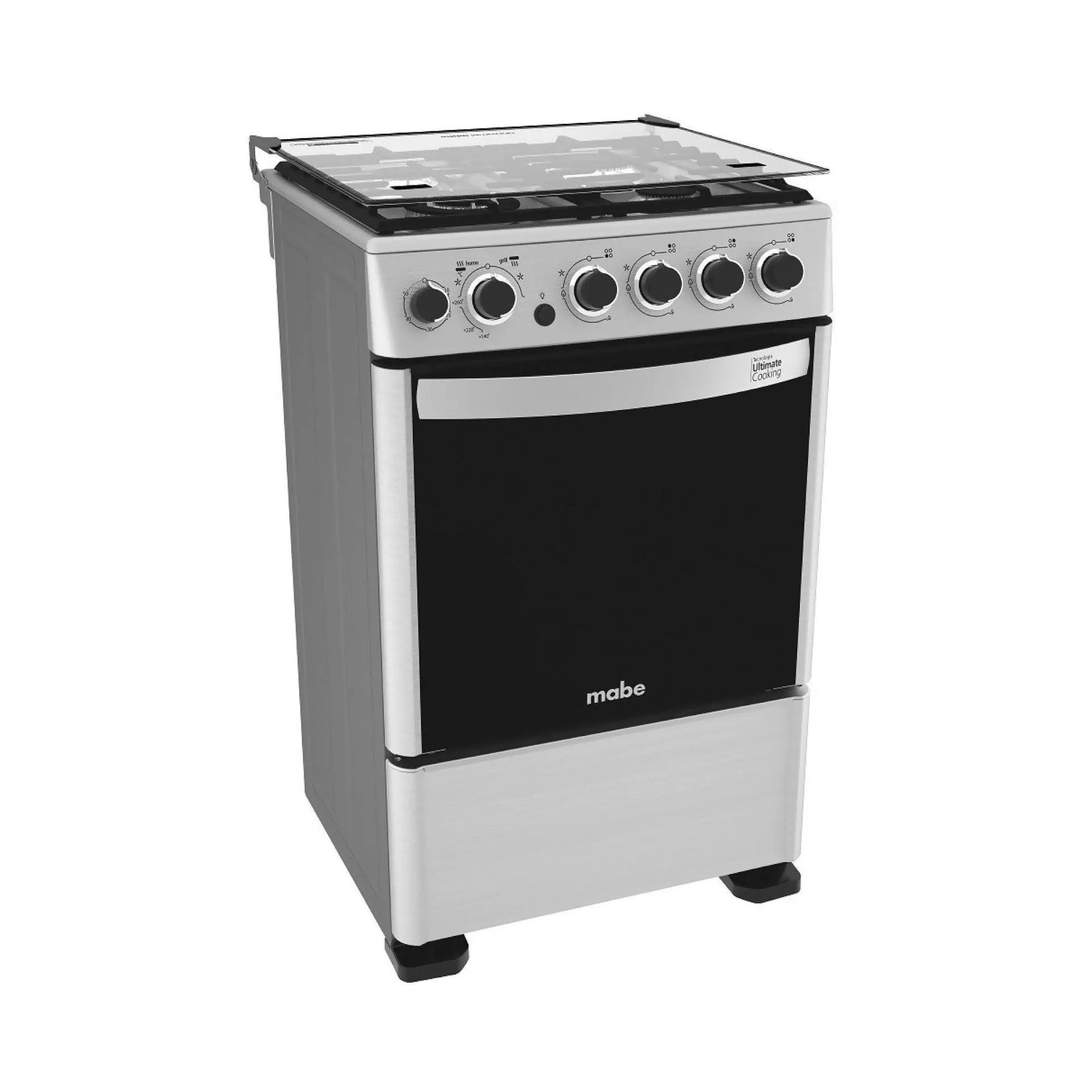 Cocina A Gas CMC5560FX0 4 Quemadores Mabe