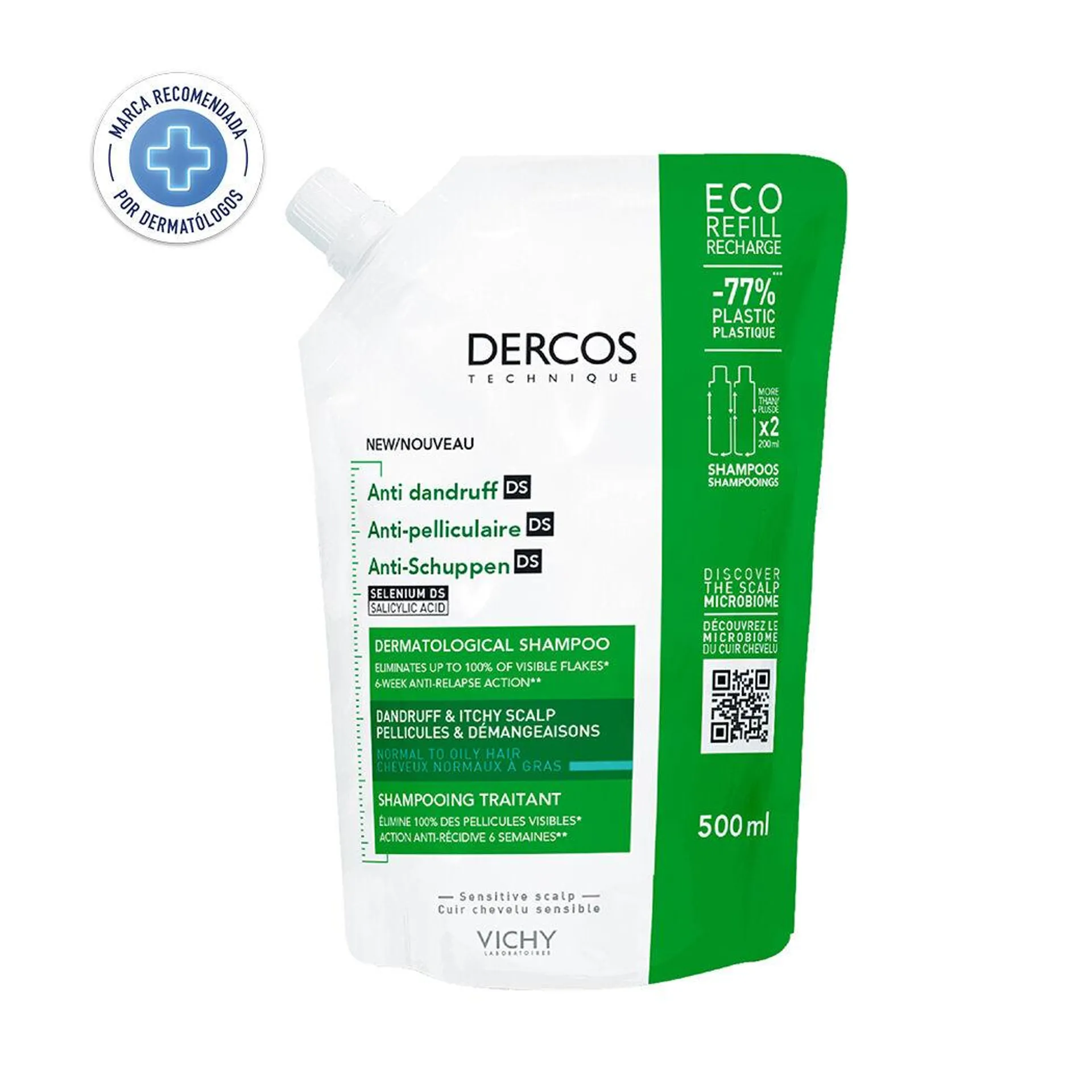 Dercos Anti-Caspa DS ECO-Refill 500ml