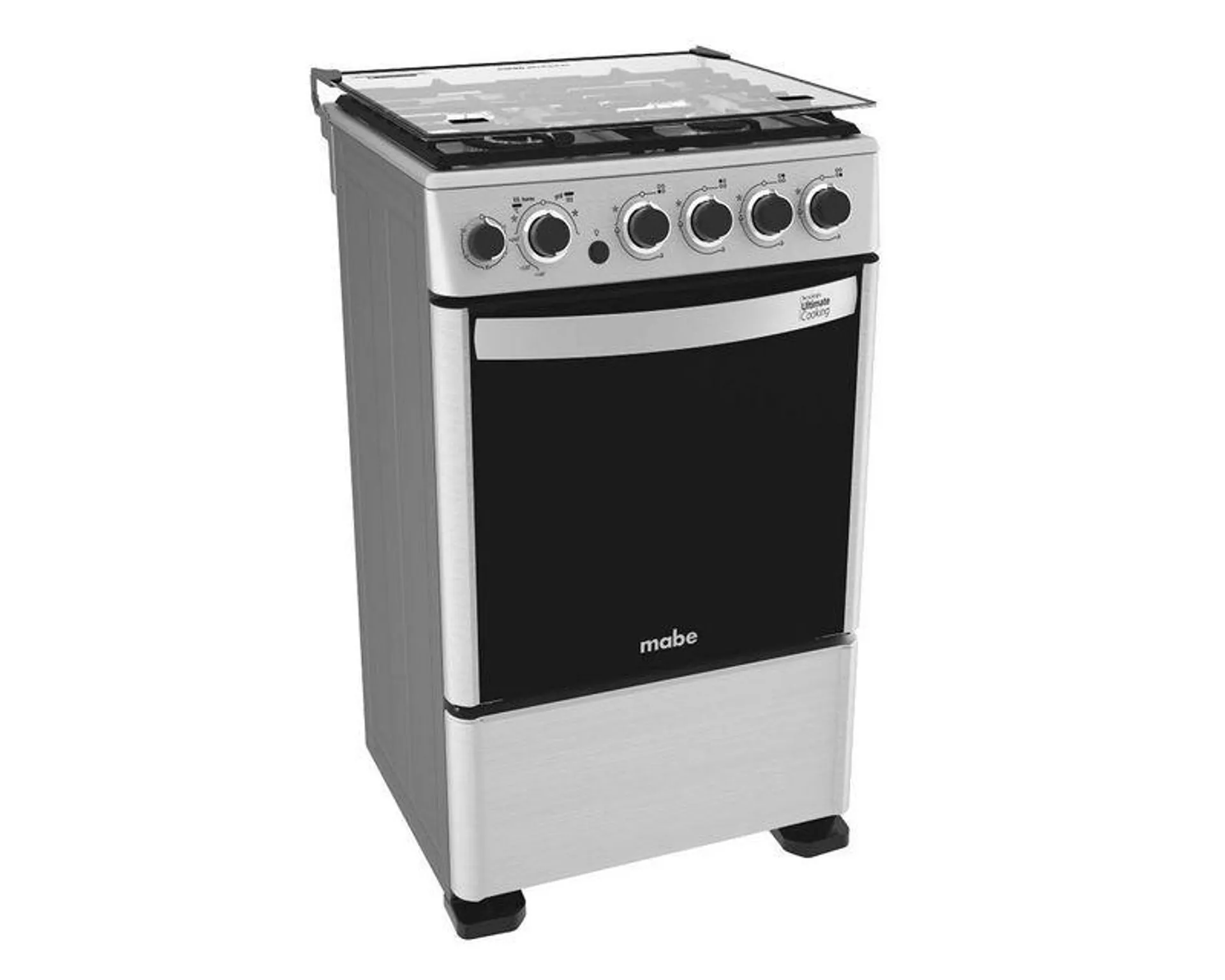 Cocina 4 quemadores CMC5560FX0 Mabe