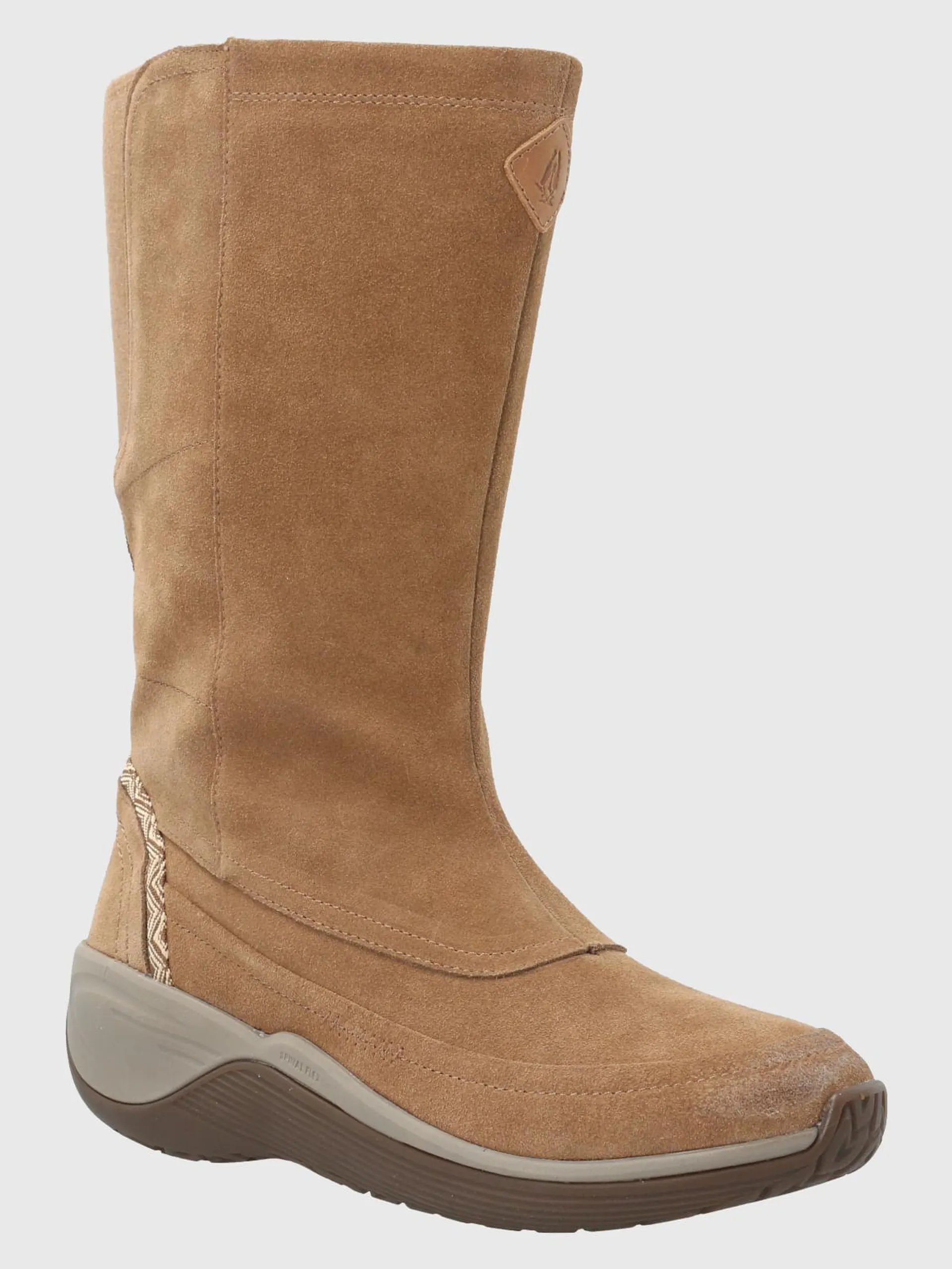 Bota Cuero Mujer Spinal Rug Boot Café Claro