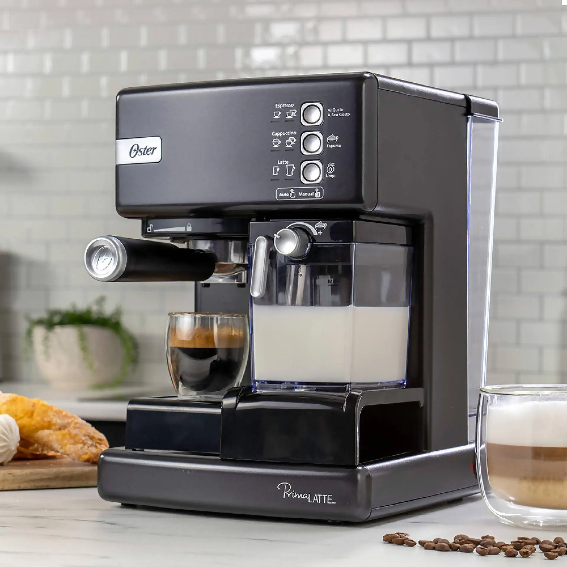 Cafetera Espresso y Cápsulas Automática PrimaLatte™ 6603 Oster