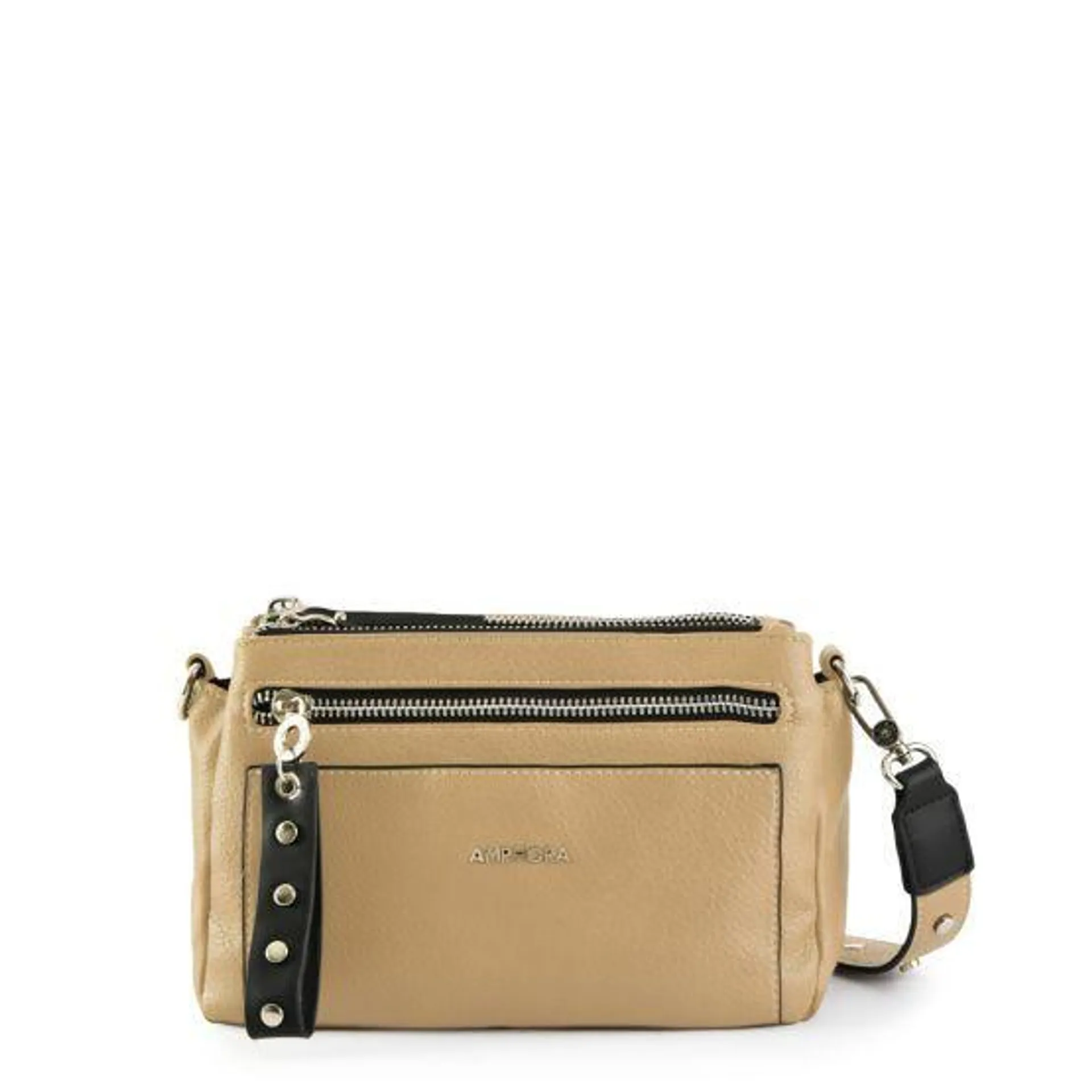 Cartera bandolera mediana carpentier beige