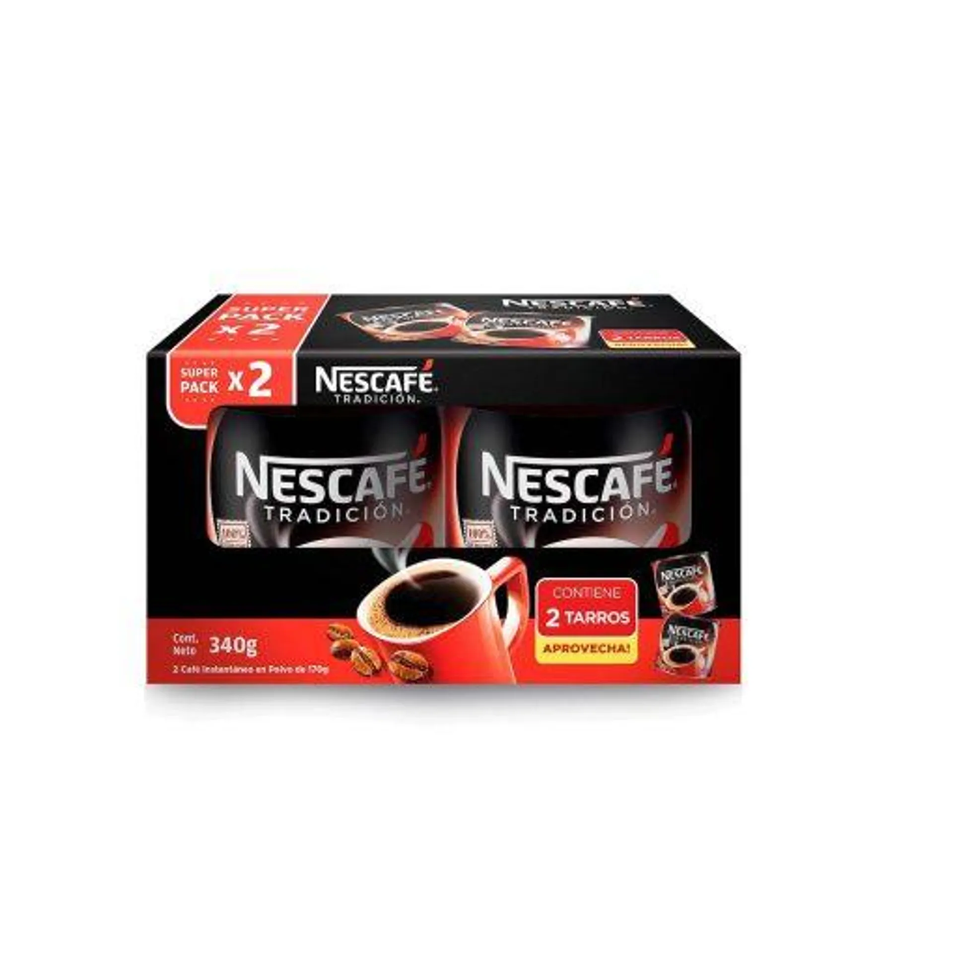 Nescafe Tradicion 170grs Pack X 2 Und