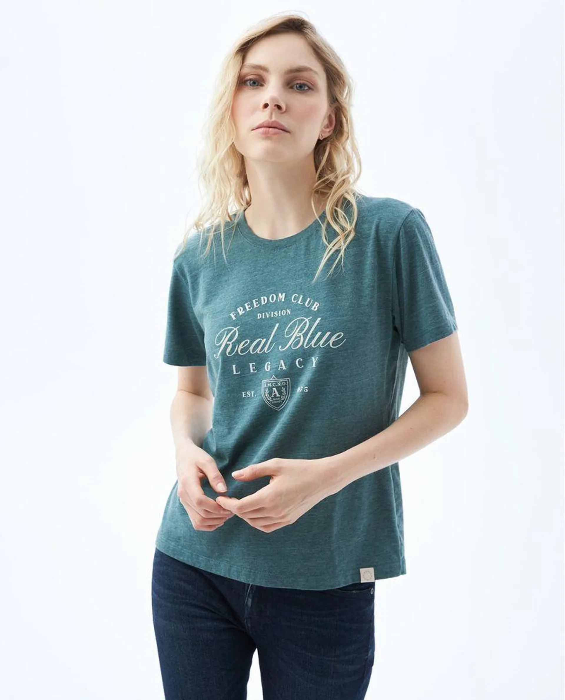 Camiseta estampada AMCNO para mujer