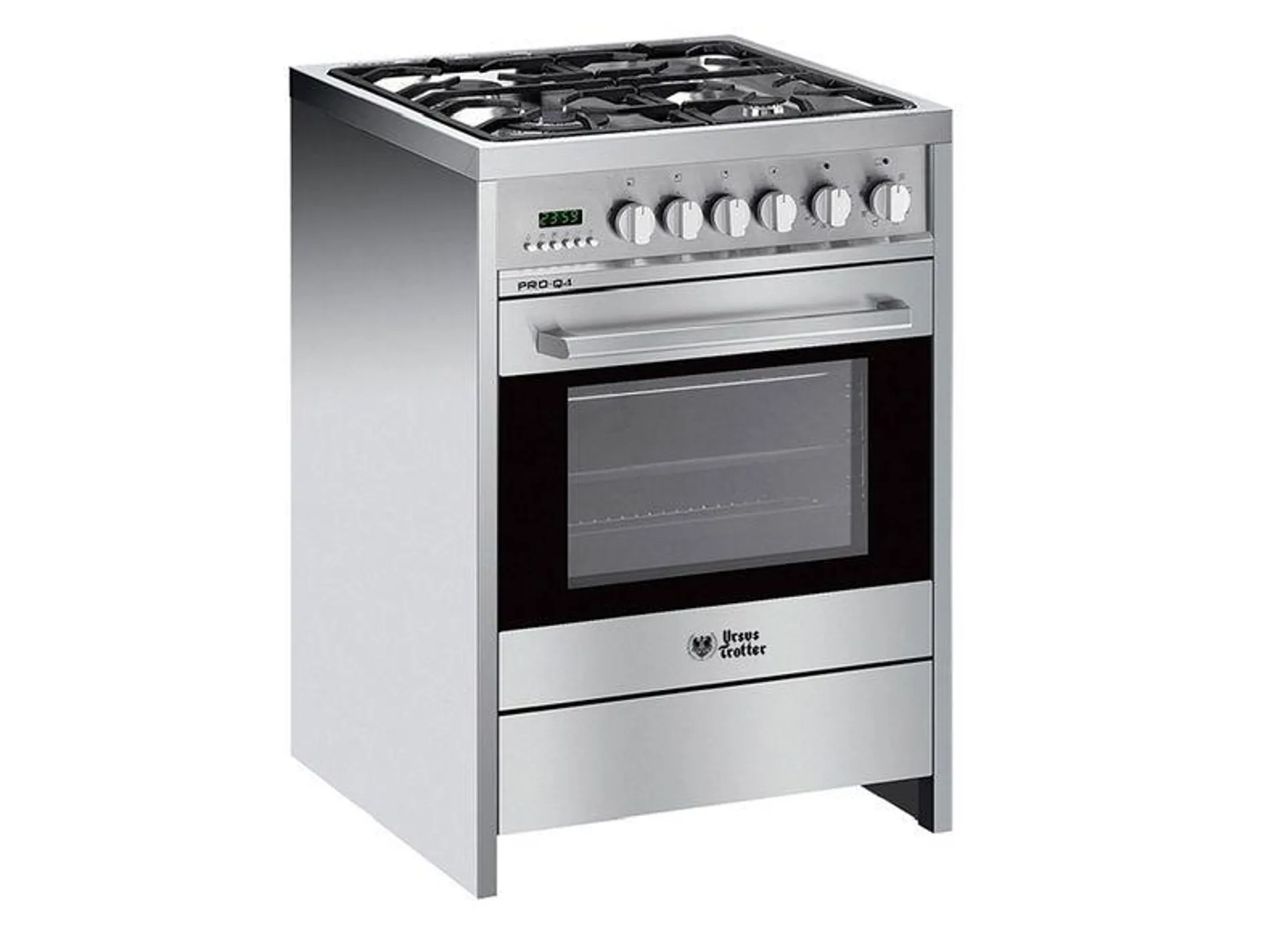 Cocina 4 quemadores PRO-Q4GL inox Ursus Trotter