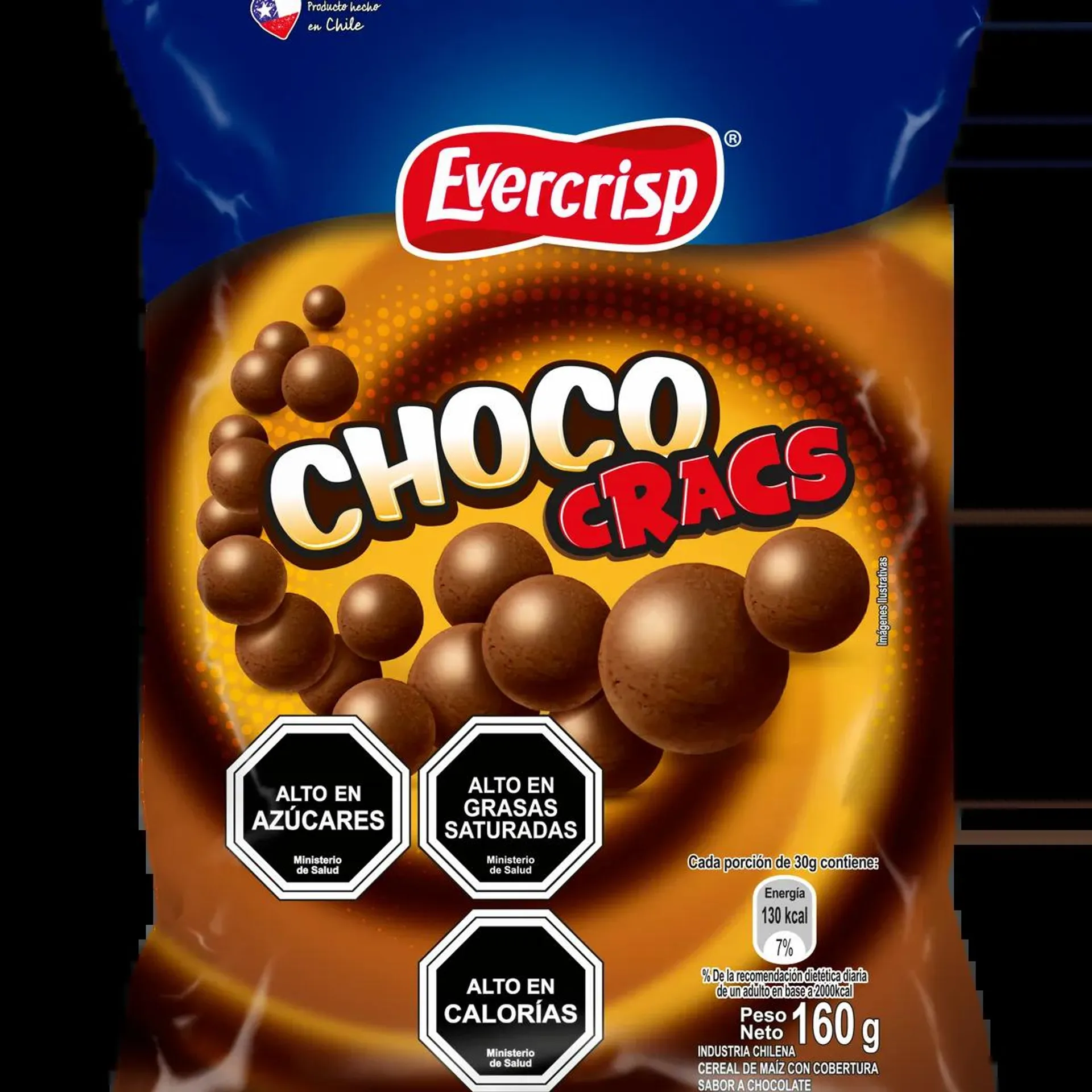 2 x Chocolate Choco Cracs 160 Grs