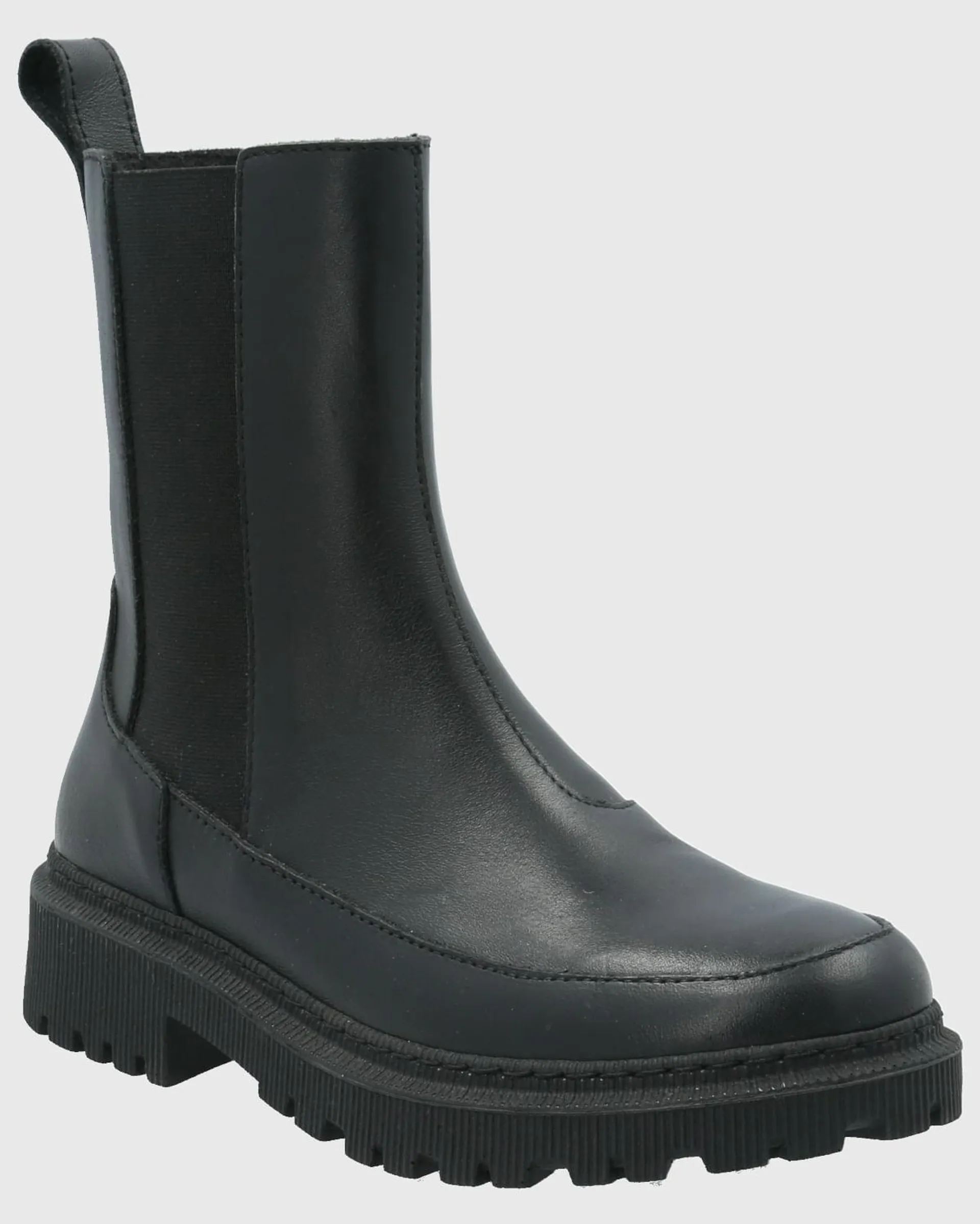 Botin Cuero Mujer Bibury Negro