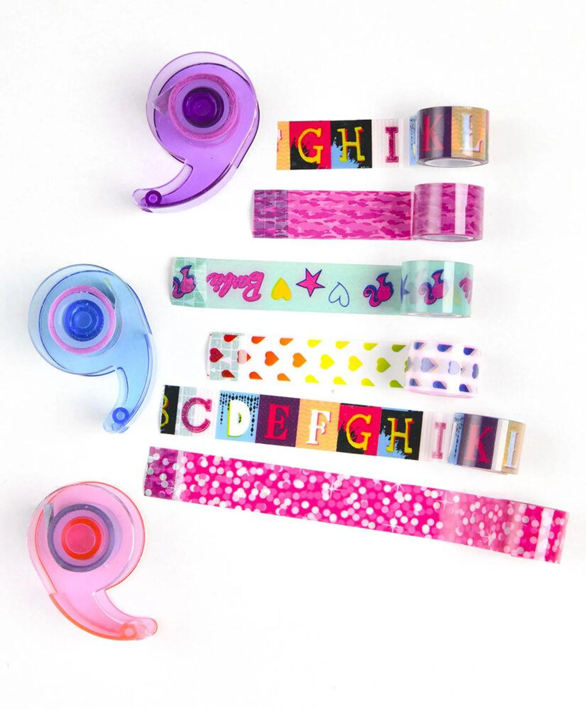 Set 3 washi tapes diseños