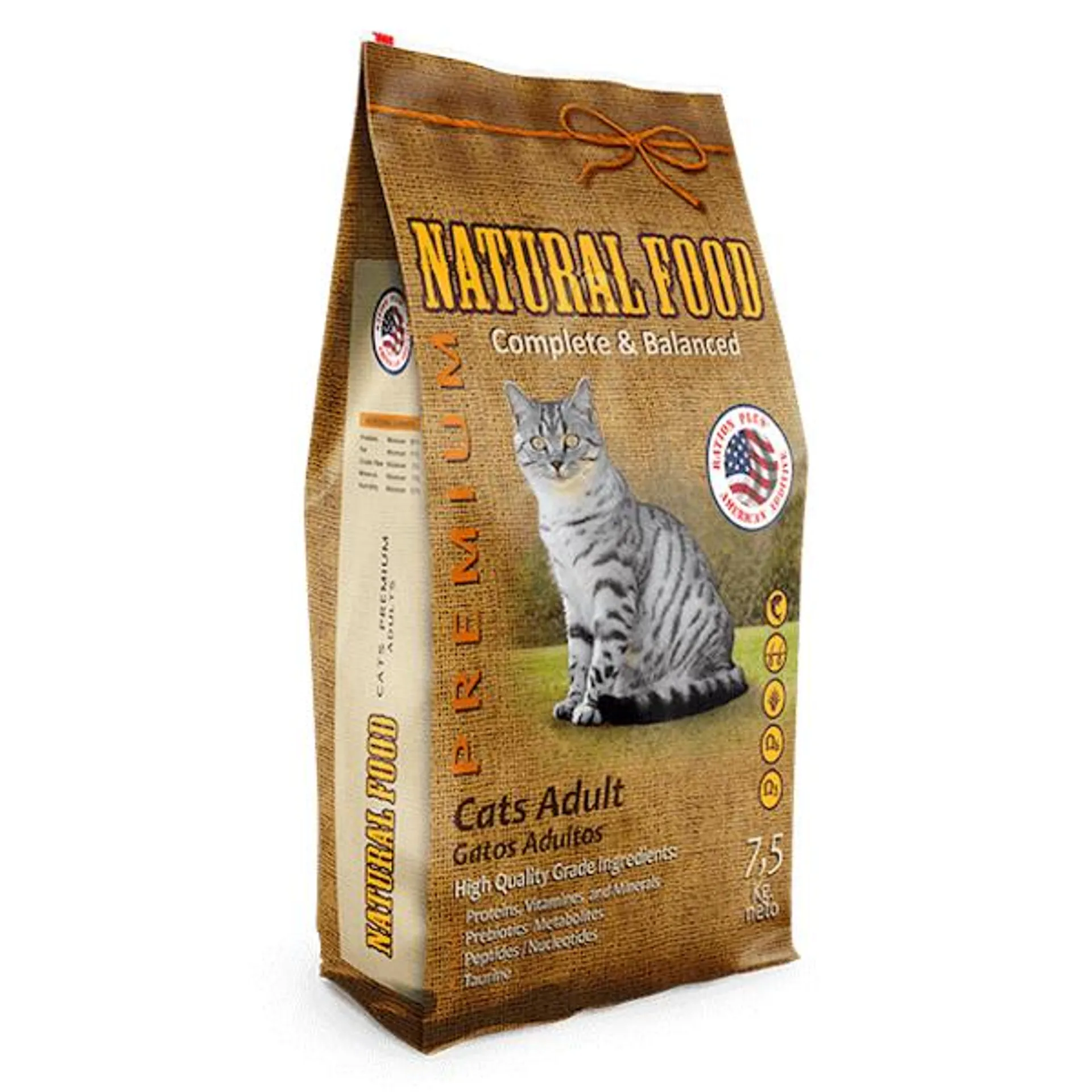 Natural Food Gato Adulto Premium 7.5 Kg