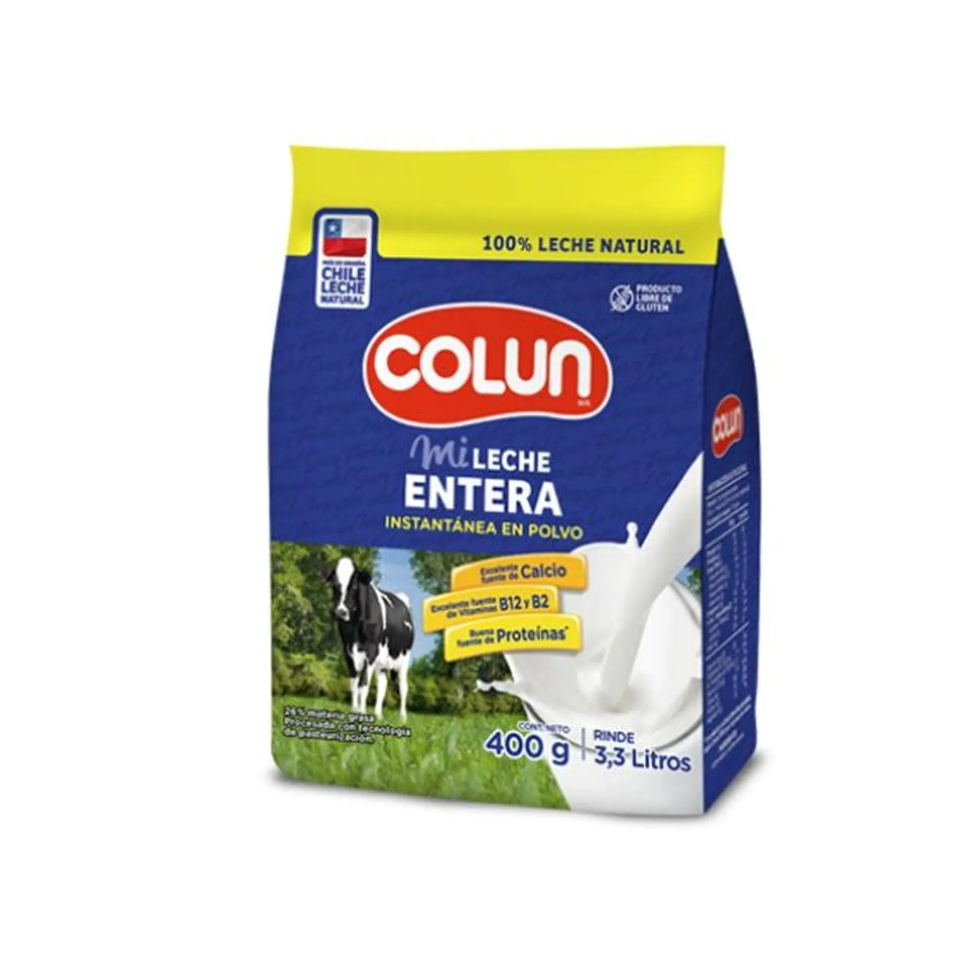 Leche Polvo 26% Colun 400 Grs